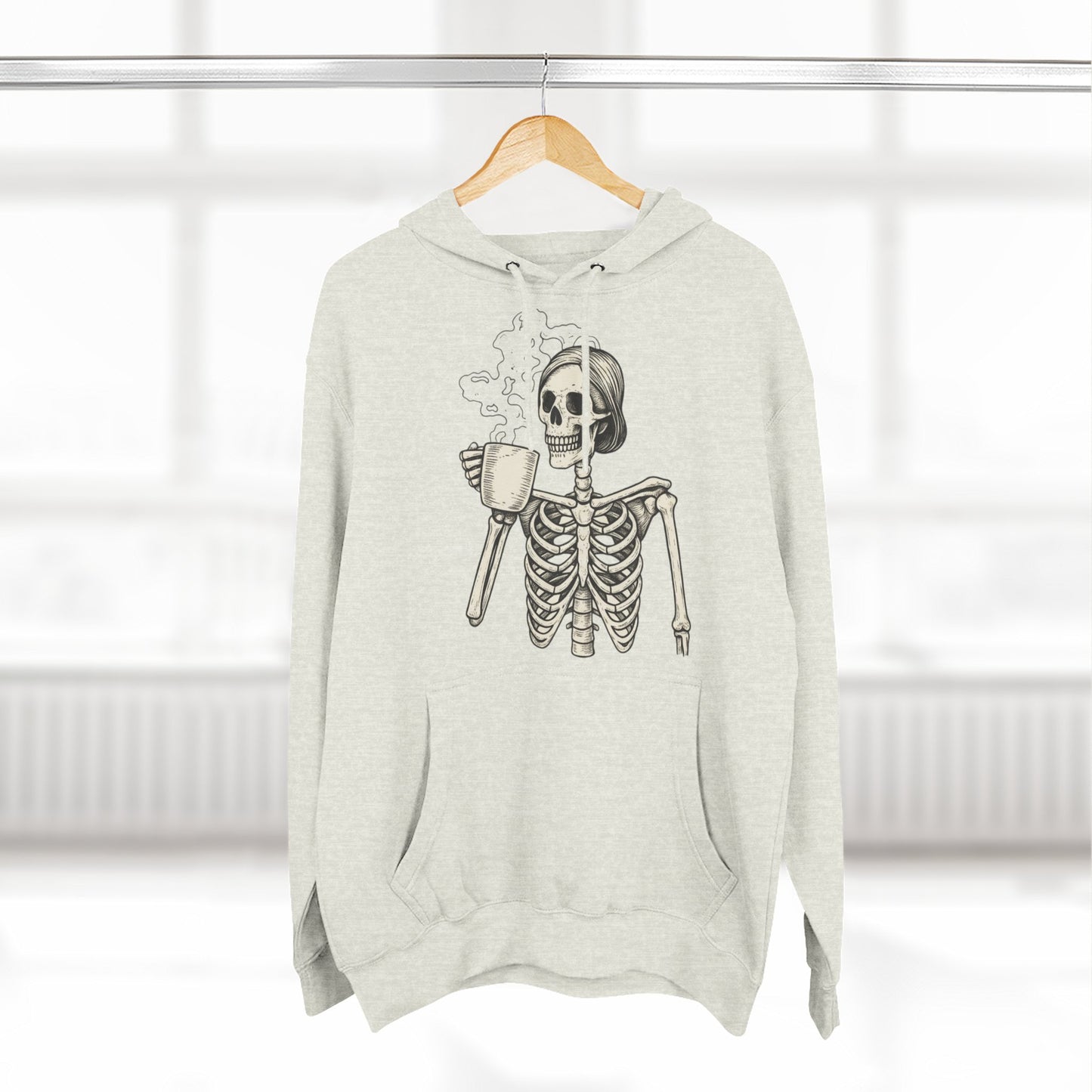 Spooky Skeleton Fleece Hoodie