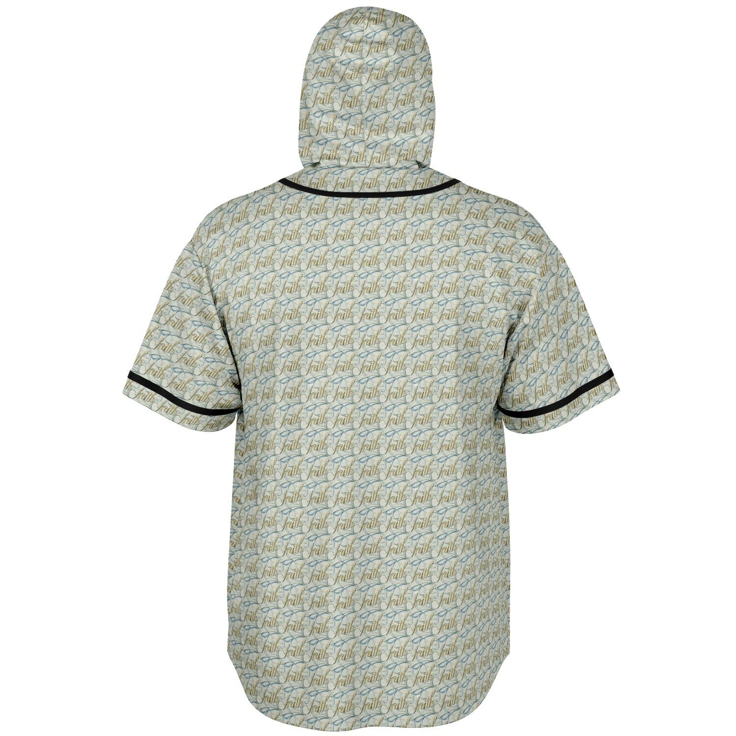 Hooded Baseball Jersey - AOP