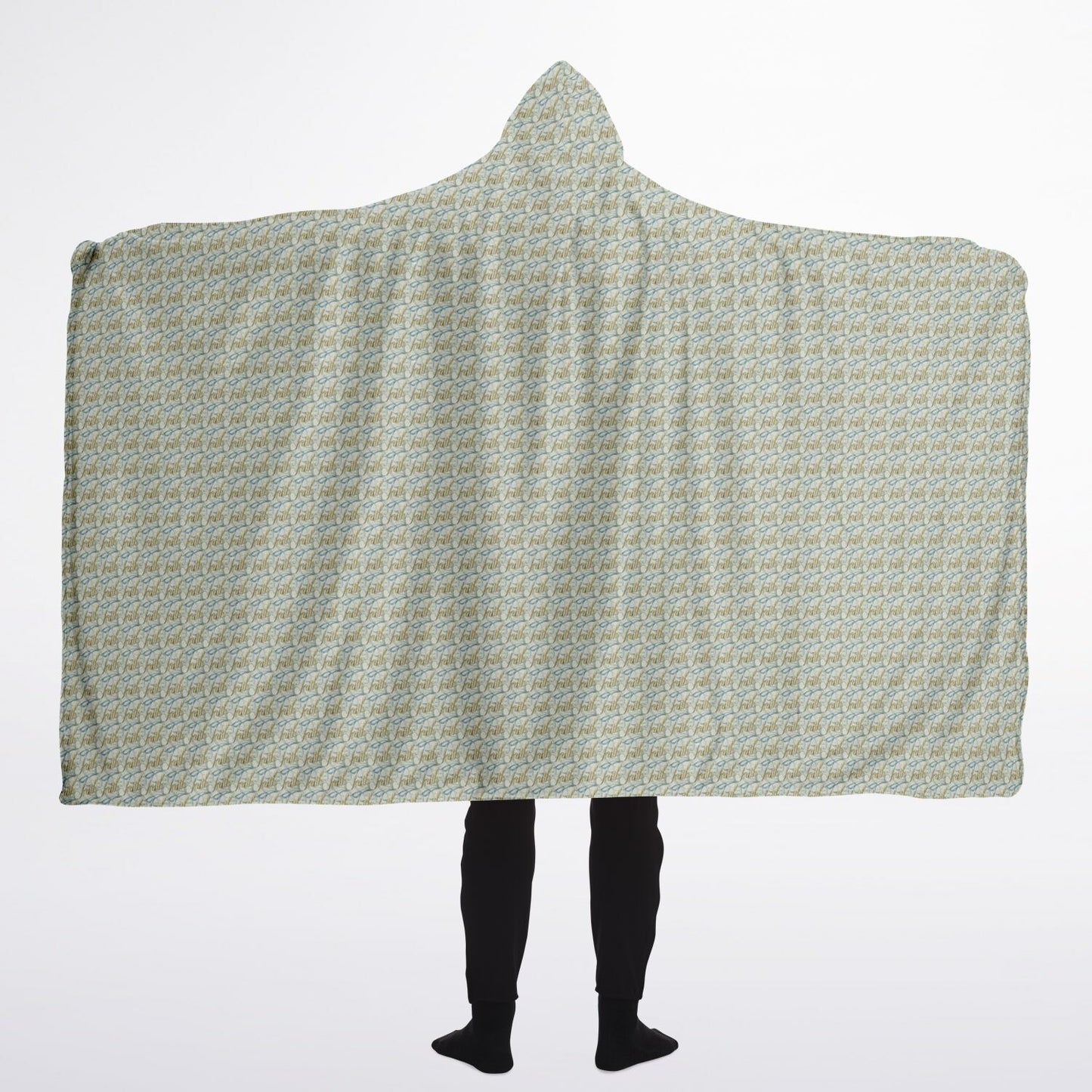 Hooded Blanket Micro Fleece - AOP