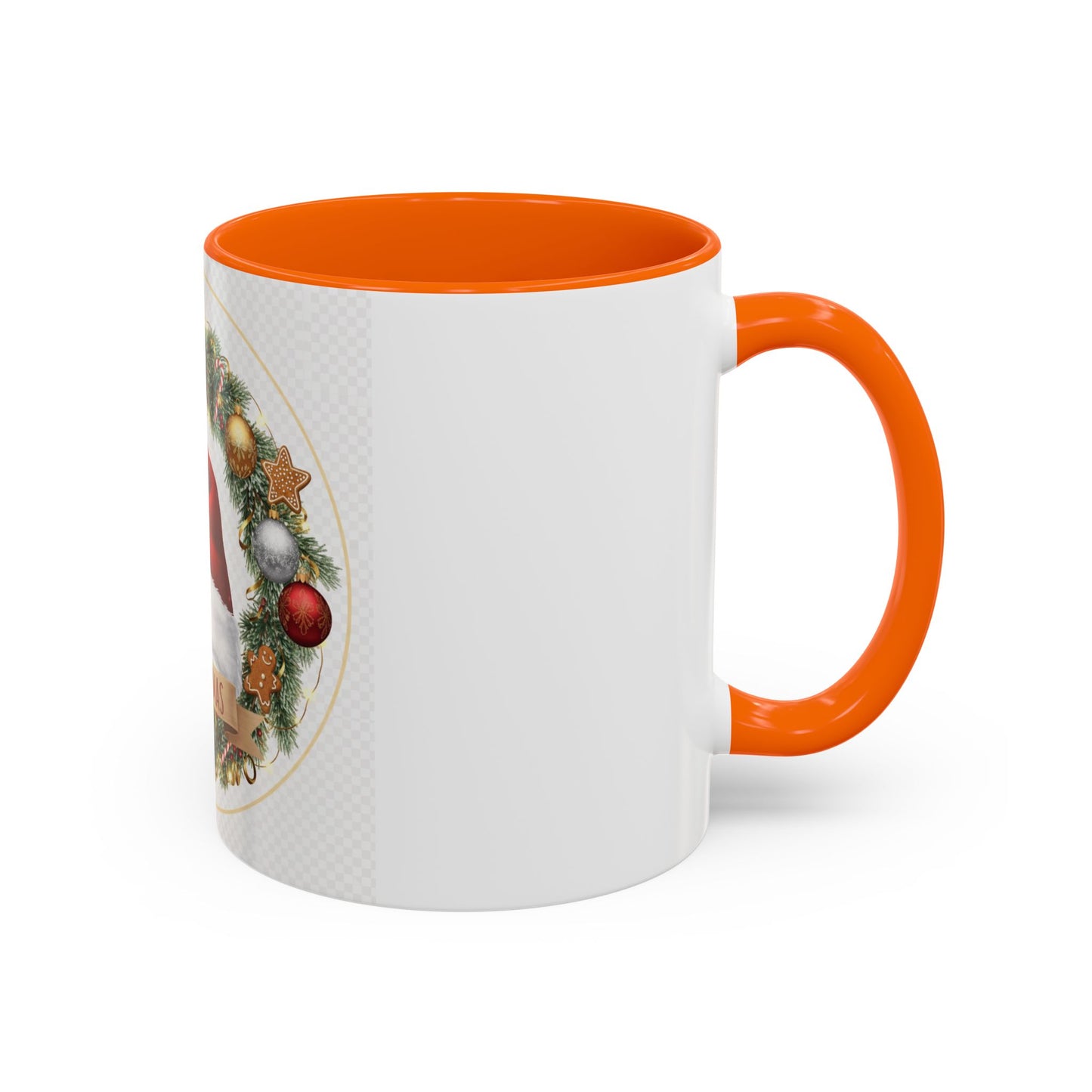 Christmas Accent Coffee Mug - Merry Xmas, Holiday Gift, Festive Decor, Seasonal Beverage, Cute Mug, Christmas Morning Drinkware