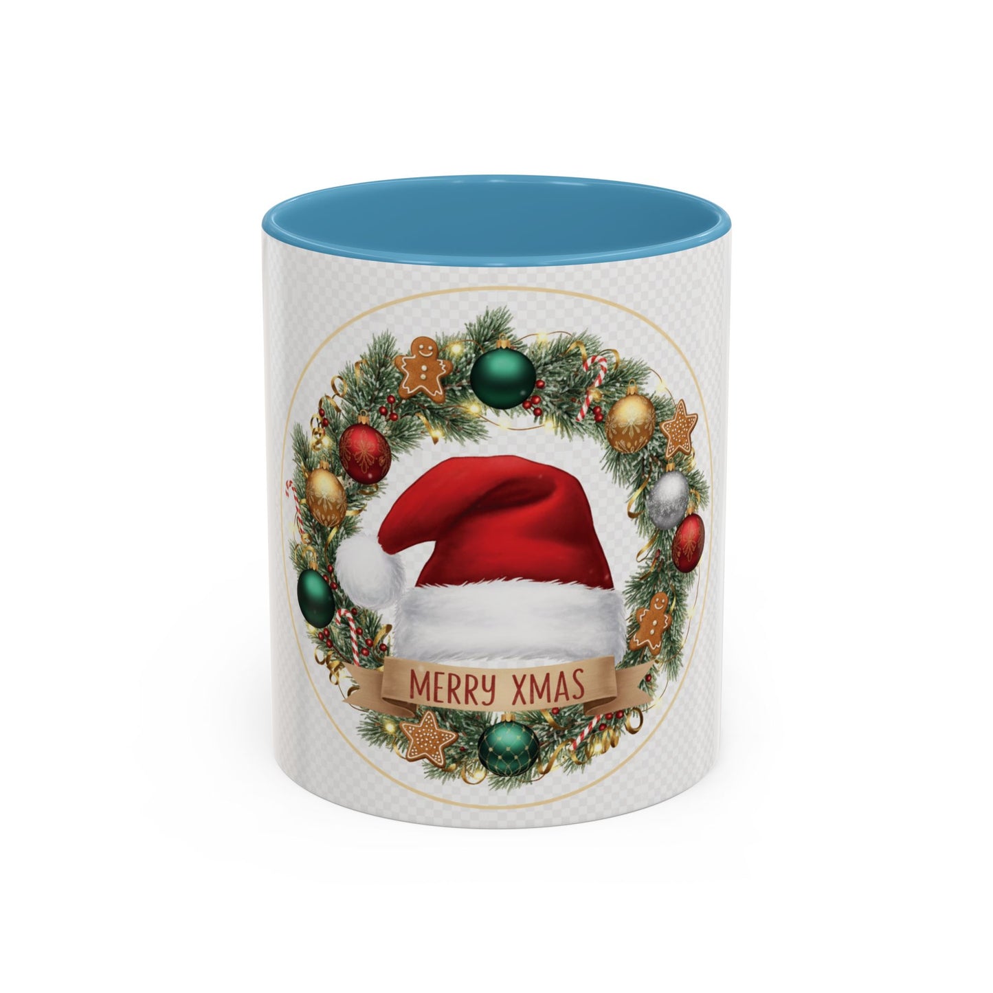 Christmas Accent Coffee Mug - Merry Xmas, Holiday Gift, Festive Decor, Seasonal Beverage, Cute Mug, Christmas Morning Drinkware