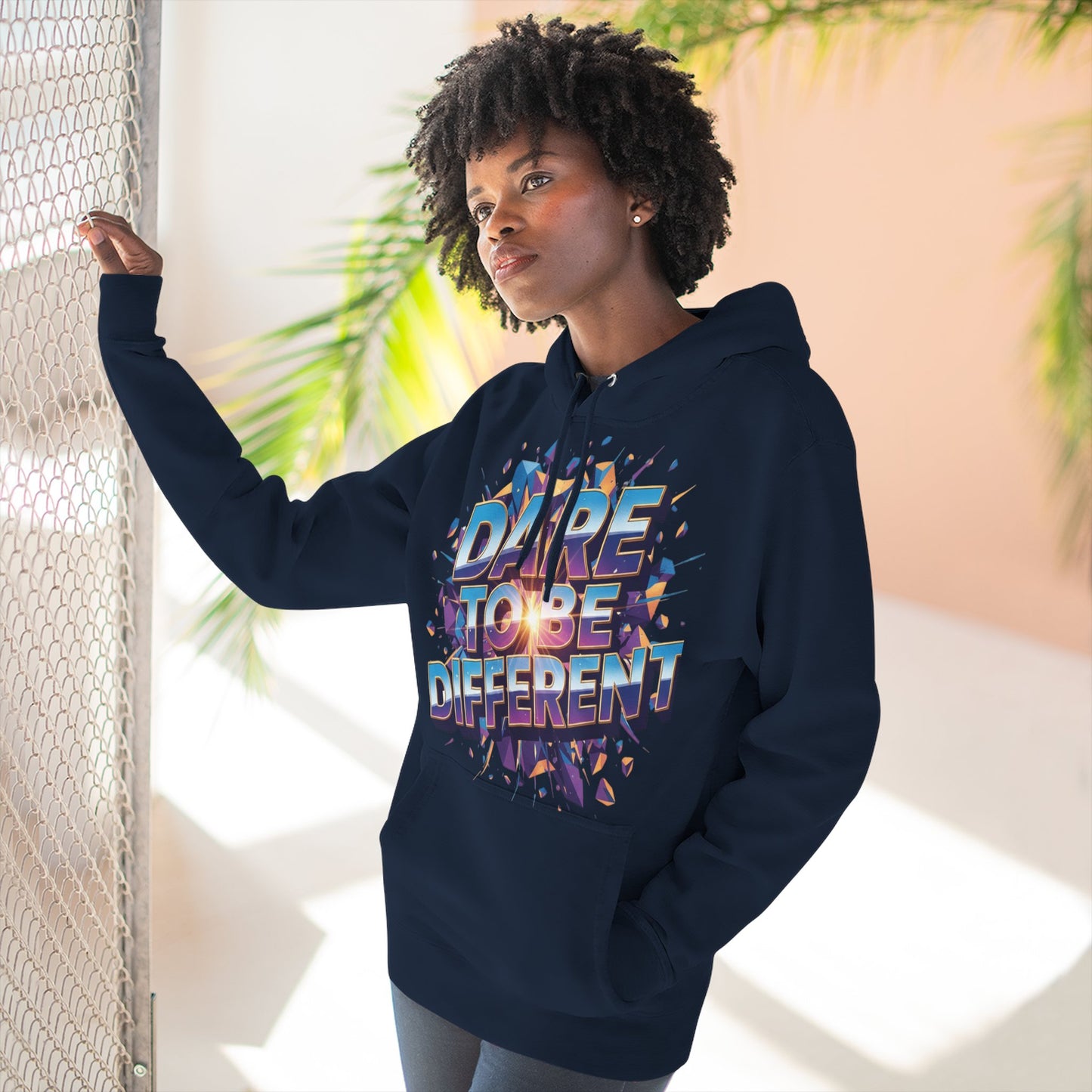 Dare to Be Different Hoodie | Cozy Pullover for Teens & Unique Gift