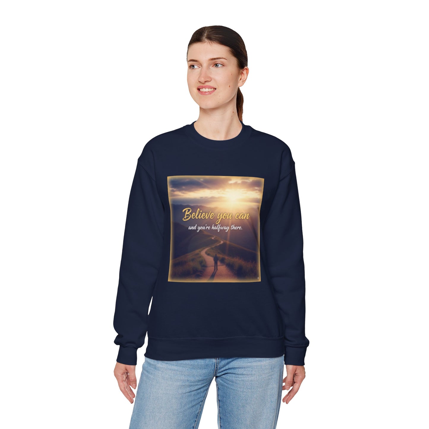 Inspiring Quote Crewneck Sweatshirt