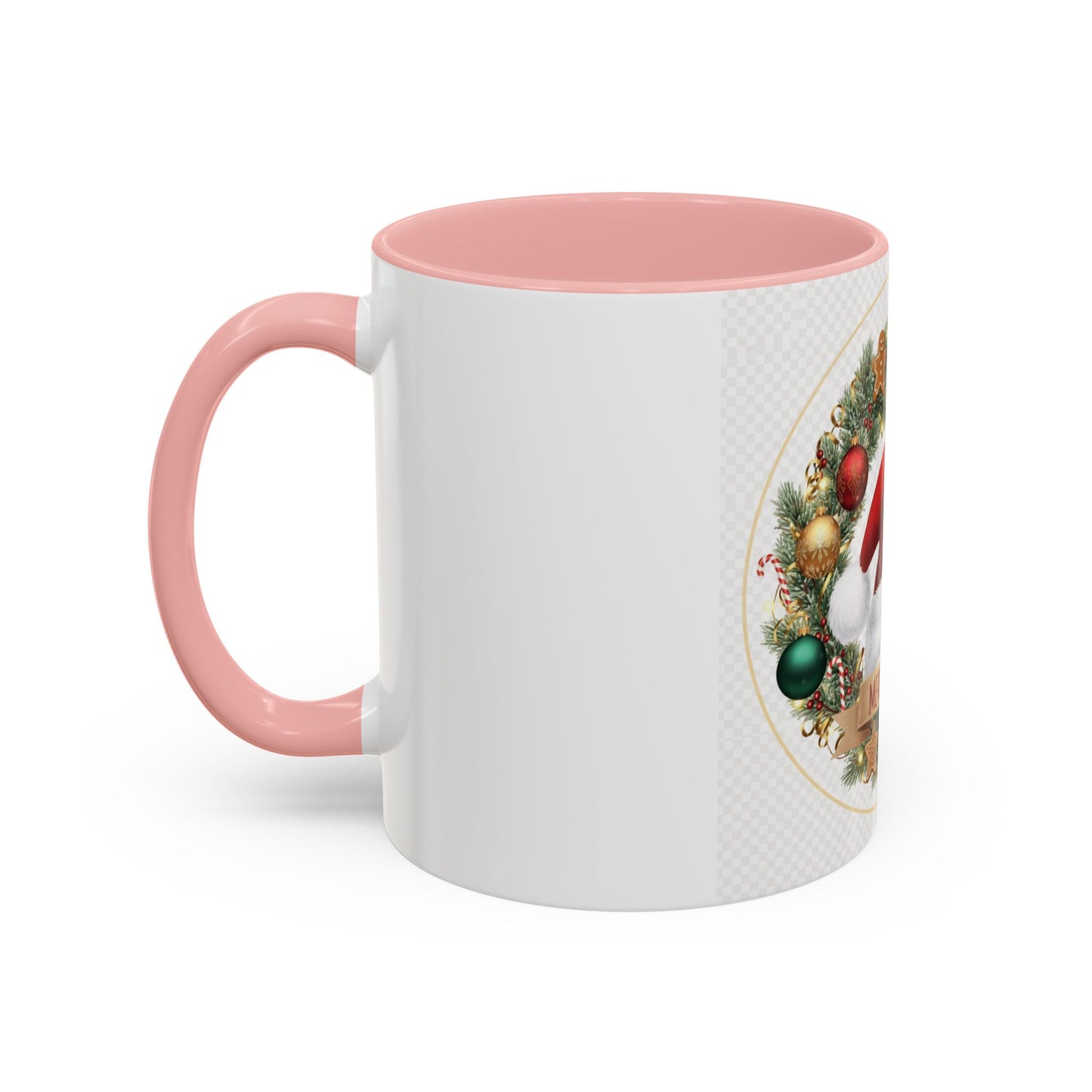 Christmas Accent Coffee Mug - Merry Xmas, Holiday Gift, Festive Decor, Seasonal Beverage, Cute Mug, Christmas Morning Drinkware