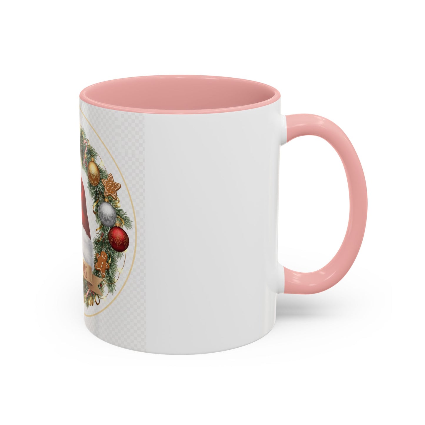 Christmas Accent Coffee Mug - Merry Xmas, Holiday Gift, Festive Decor, Seasonal Beverage, Cute Mug, Christmas Morning Drinkware