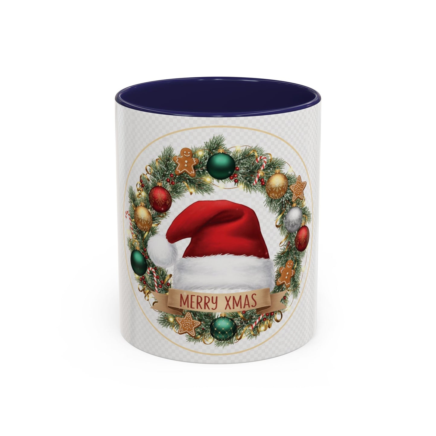 Christmas Accent Coffee Mug - Merry Xmas, Holiday Gift, Festive Decor, Seasonal Beverage, Cute Mug, Christmas Morning Drinkware