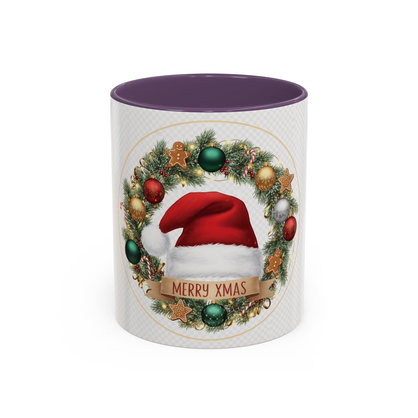 Christmas Accent Coffee Mug - Merry Xmas, Holiday Gift, Festive Decor, Seasonal Beverage, Cute Mug, Christmas Morning Drinkware