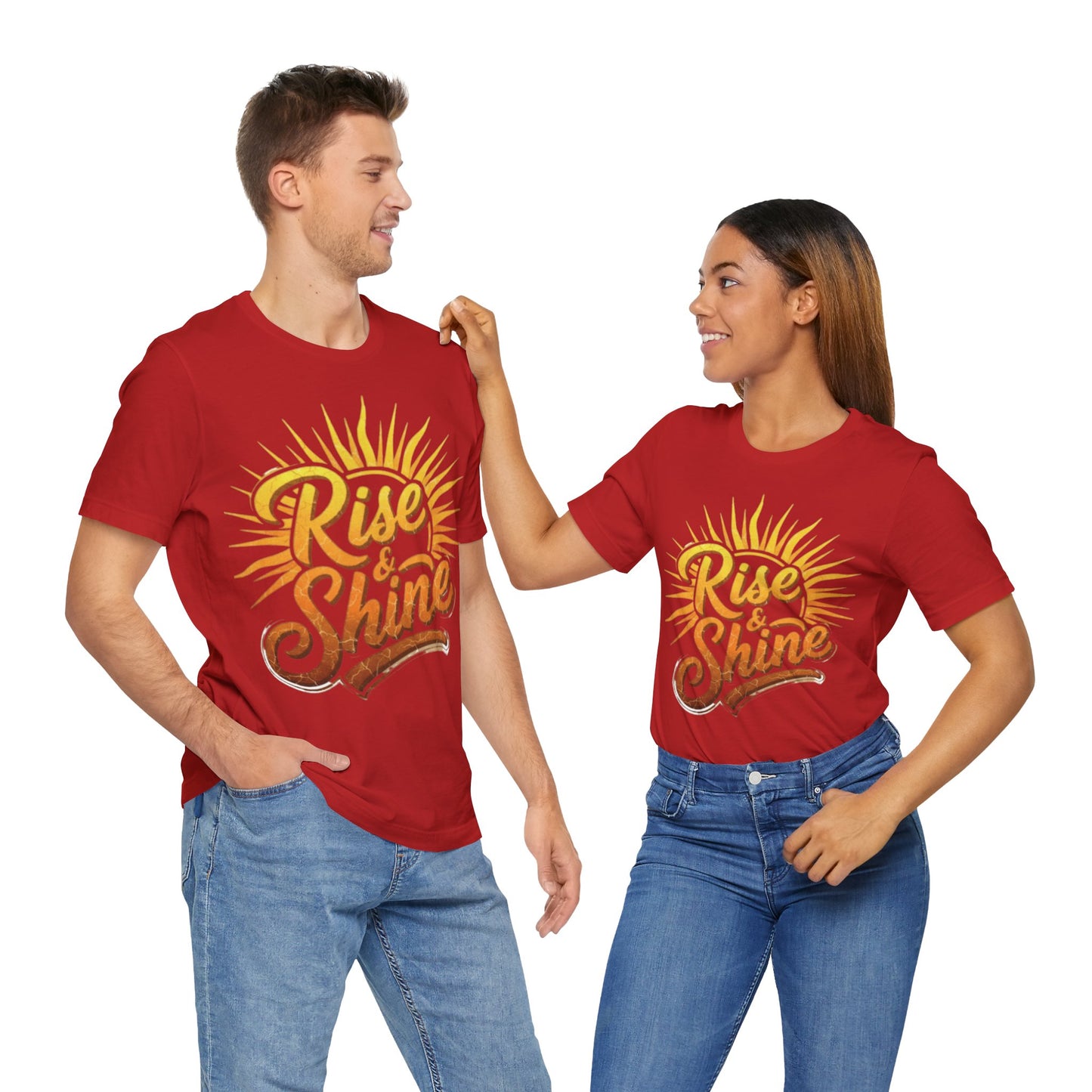 Bright Morning Vibes Tee - Rise & Shine Graphic T-Shirt, Summer Casual Wear, Gift for Coffee Lovers, Sun and Fun Apparel
