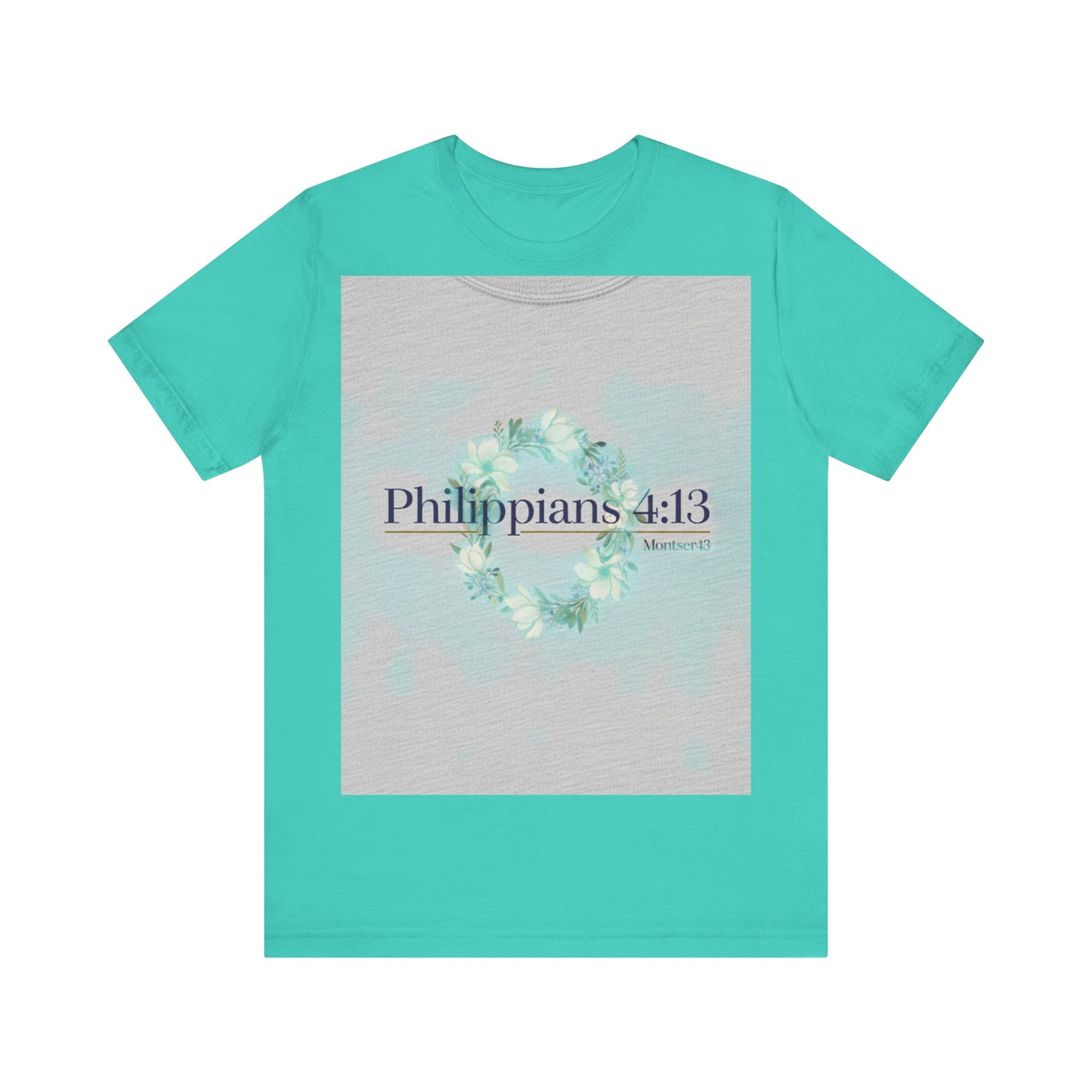 Inspirational Christian Tee - Philippians 4:13, Uplifting T-Shirt, Faith-Based Apparel, Gift for Believers, Motivational Clothing