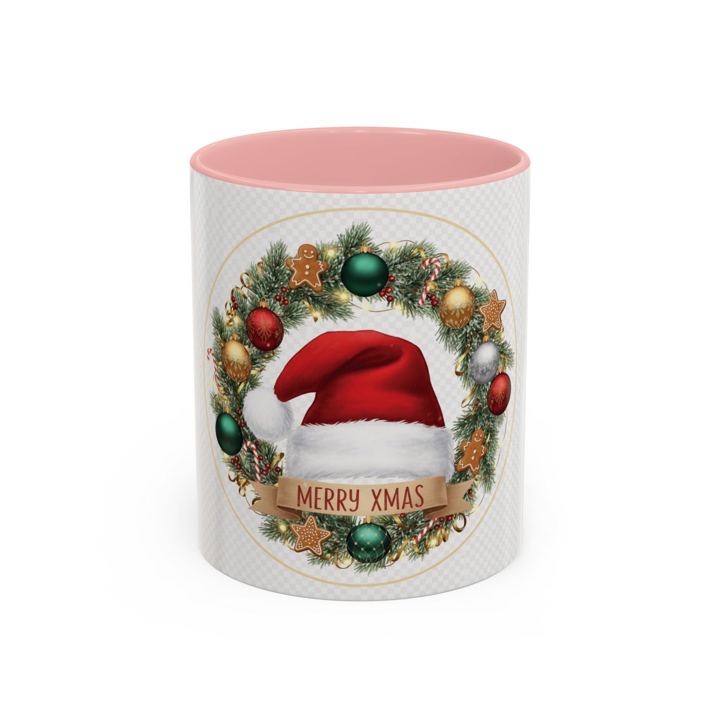 Christmas Accent Coffee Mug - Merry Xmas, Holiday Gift, Festive Decor, Seasonal Beverage, Cute Mug, Christmas Morning Drinkware