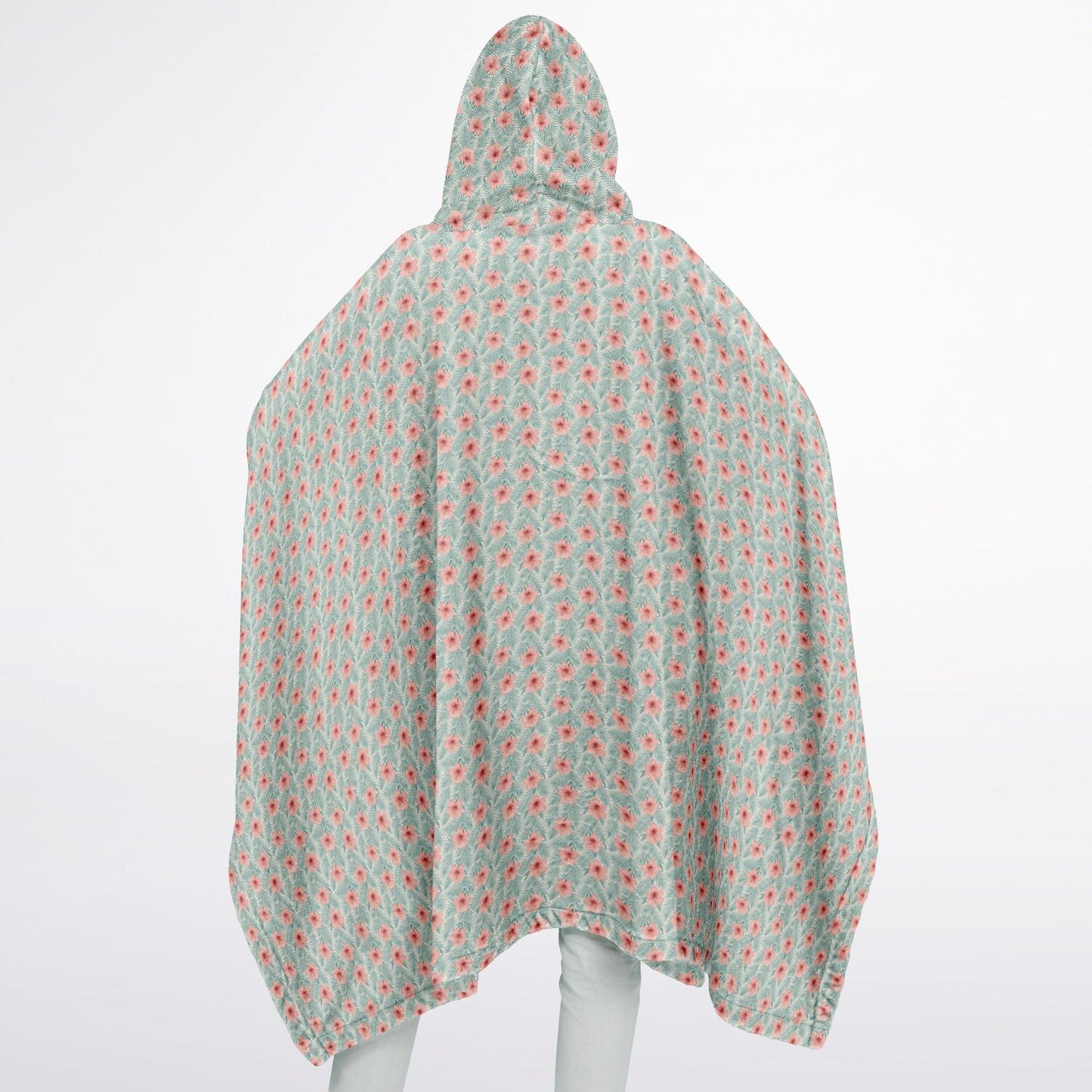 Flannel Blanket Poncho - AOP