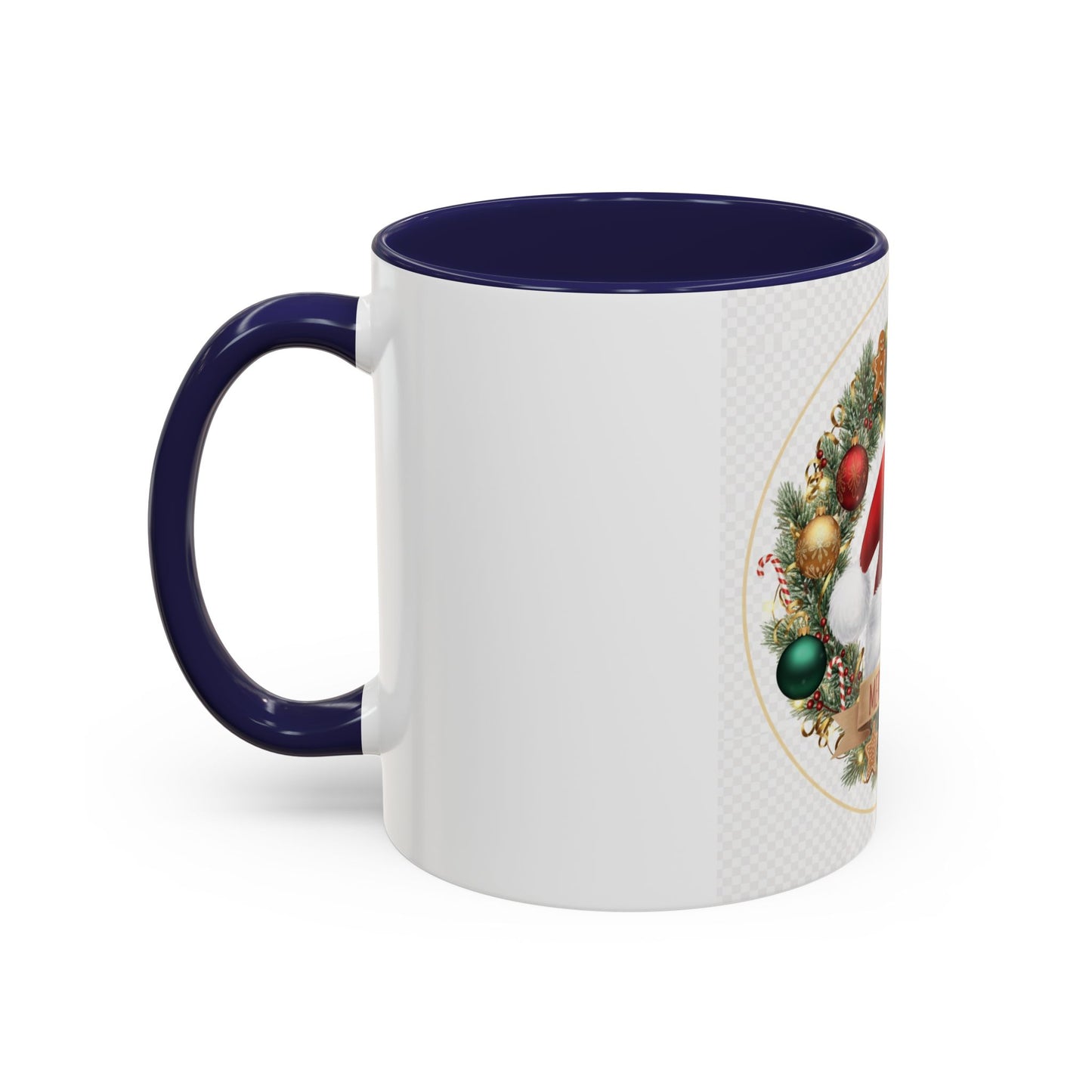 Christmas Accent Coffee Mug - Merry Xmas, Holiday Gift, Festive Decor, Seasonal Beverage, Cute Mug, Christmas Morning Drinkware