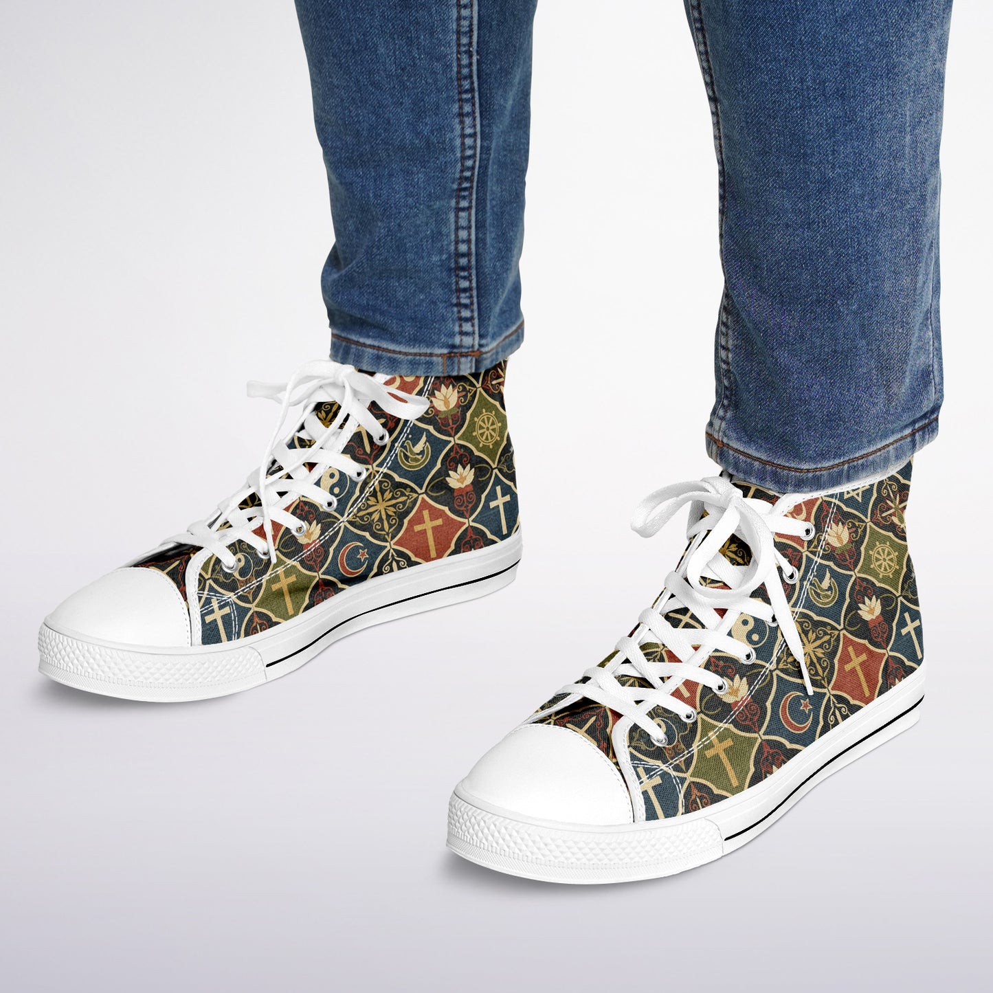 Urban Peak High Top Shoes - AOP