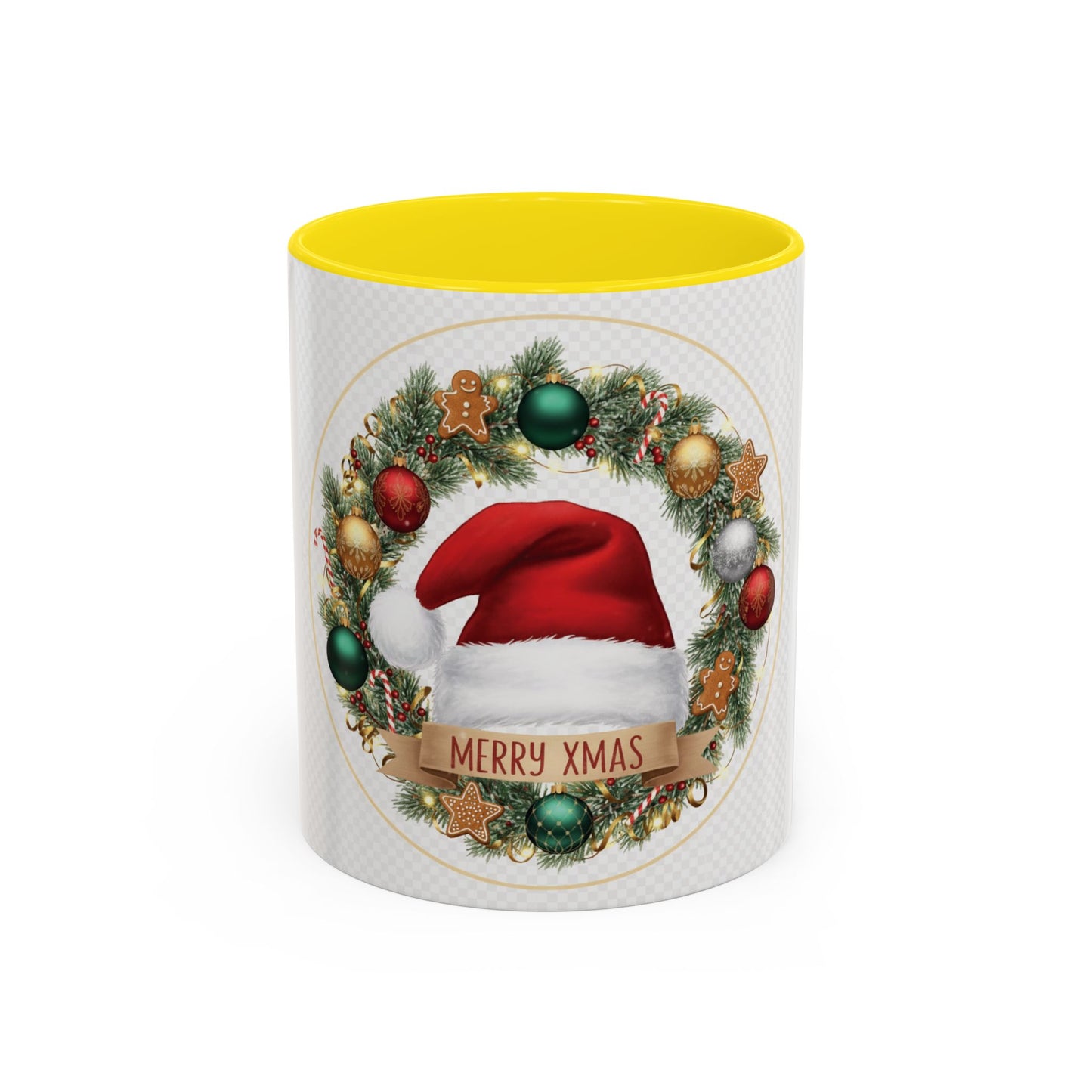Christmas Accent Coffee Mug - Merry Xmas, Holiday Gift, Festive Decor, Seasonal Beverage, Cute Mug, Christmas Morning Drinkware