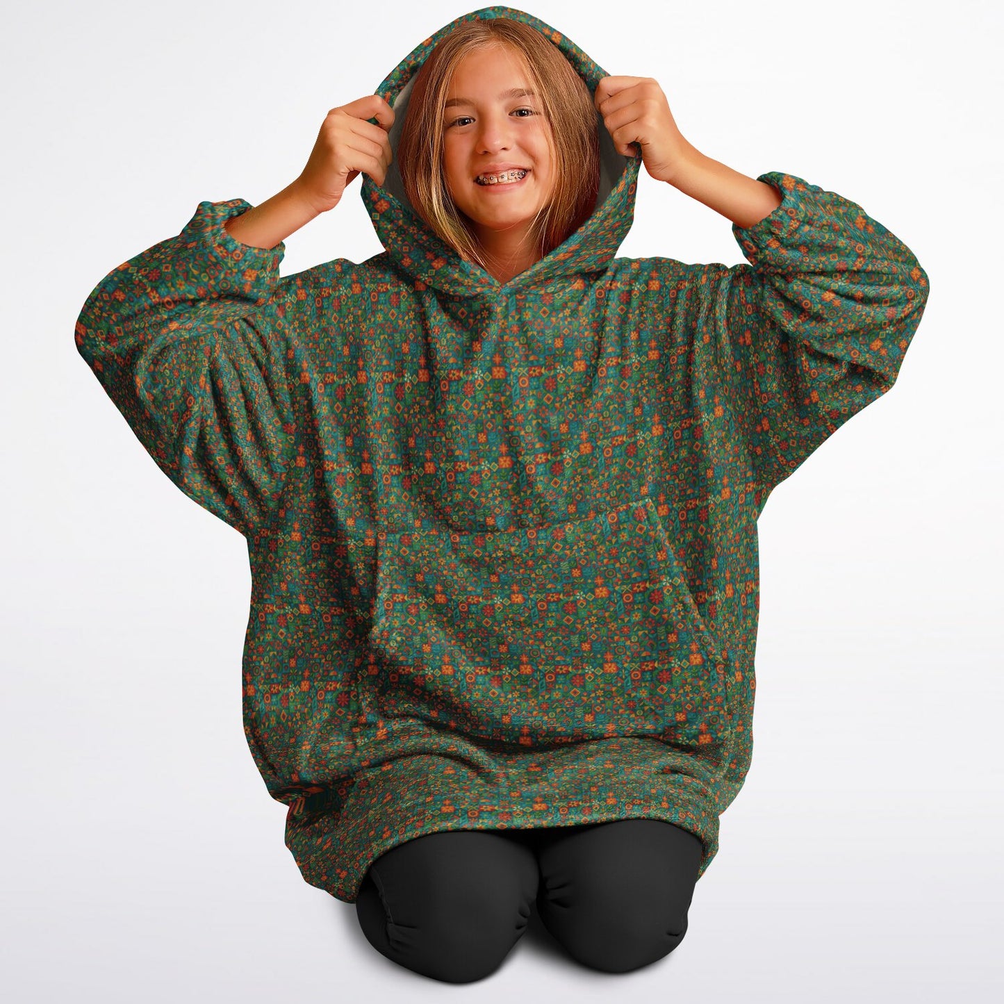 Youth Snug Hoodie Economy - AOP