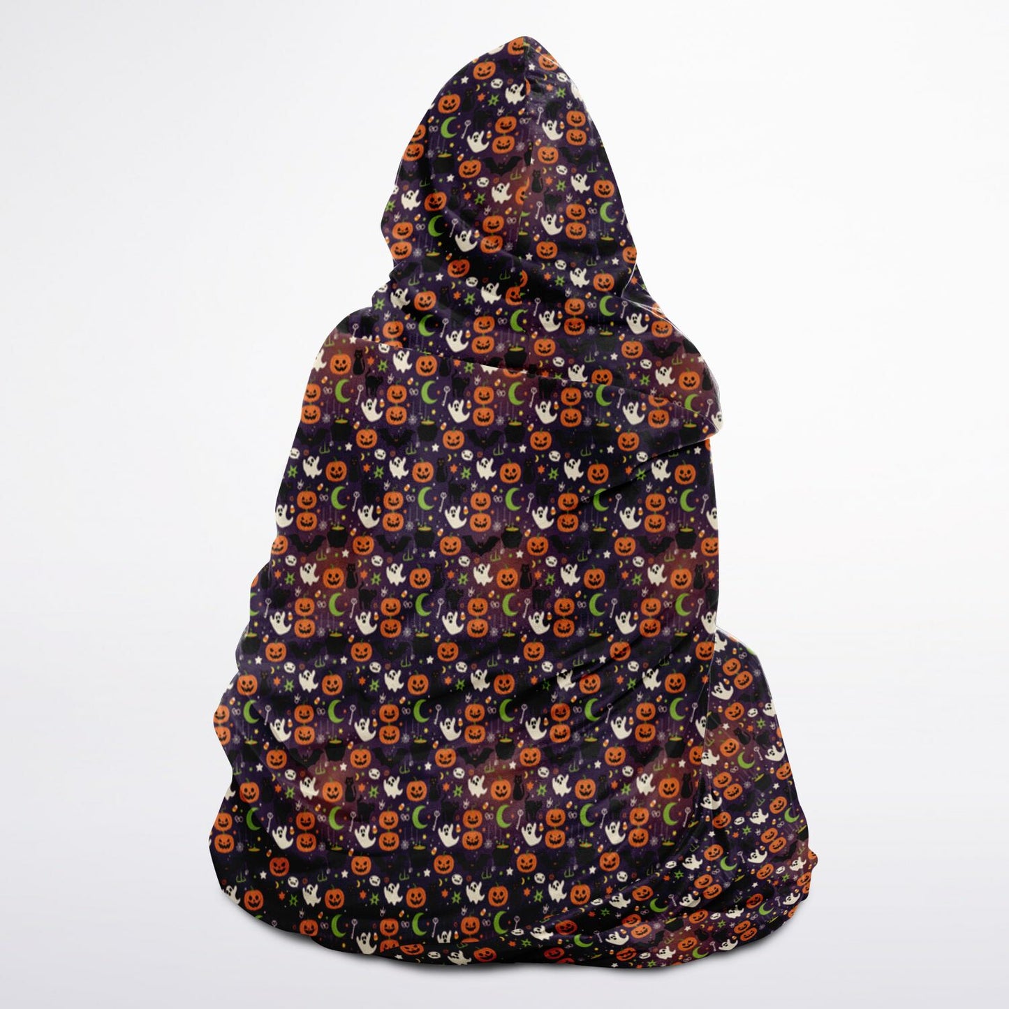 Youth Hooded Blanket Sherpa - AOP