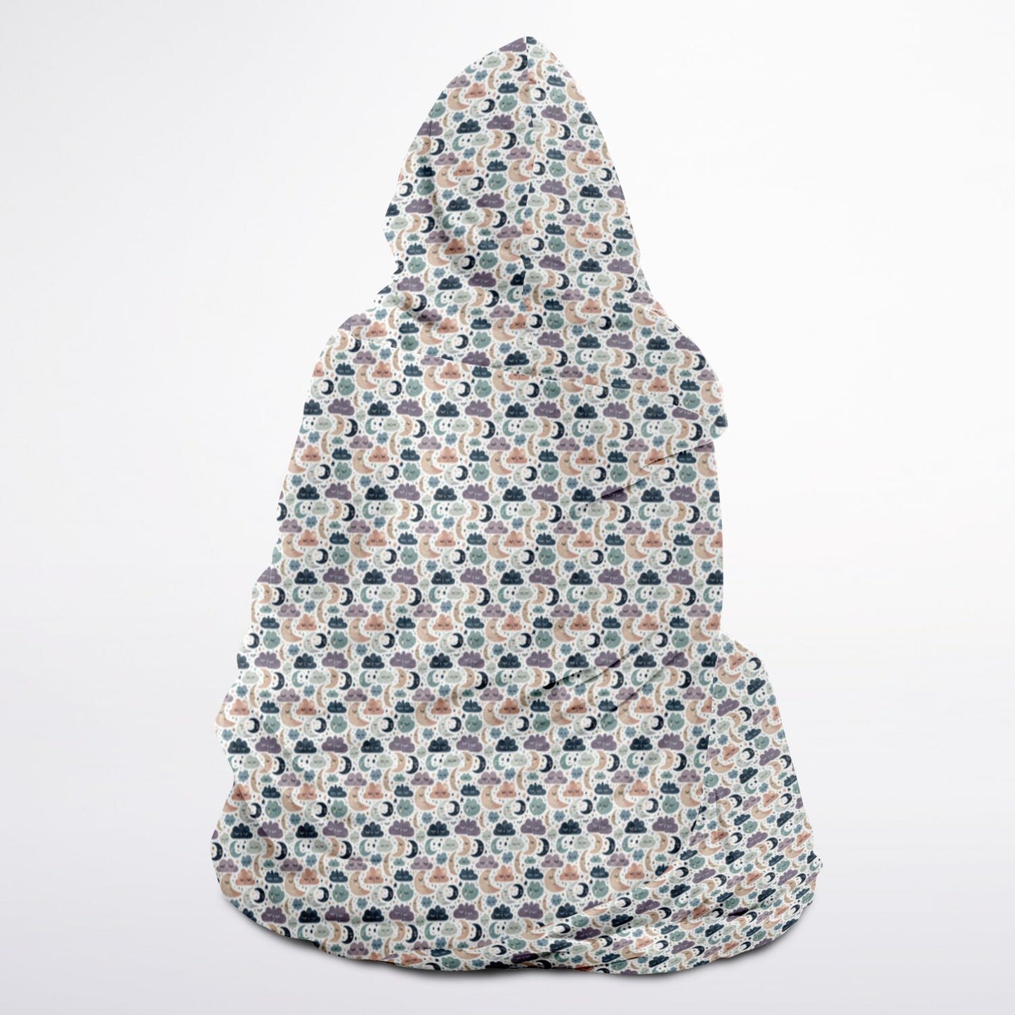 Youth Hooded Blanket Sherpa - AOP