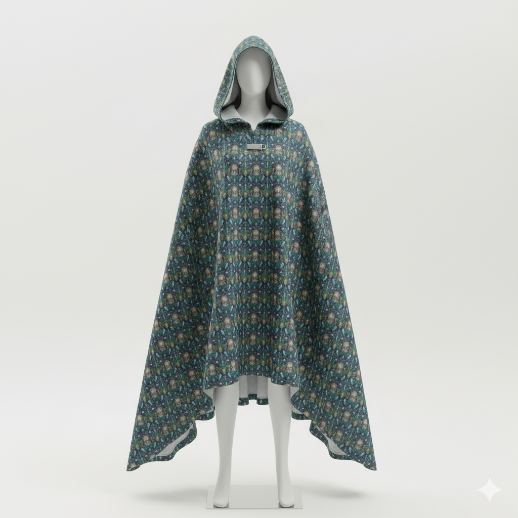 Heavyweight Elongated Cloak - AOP