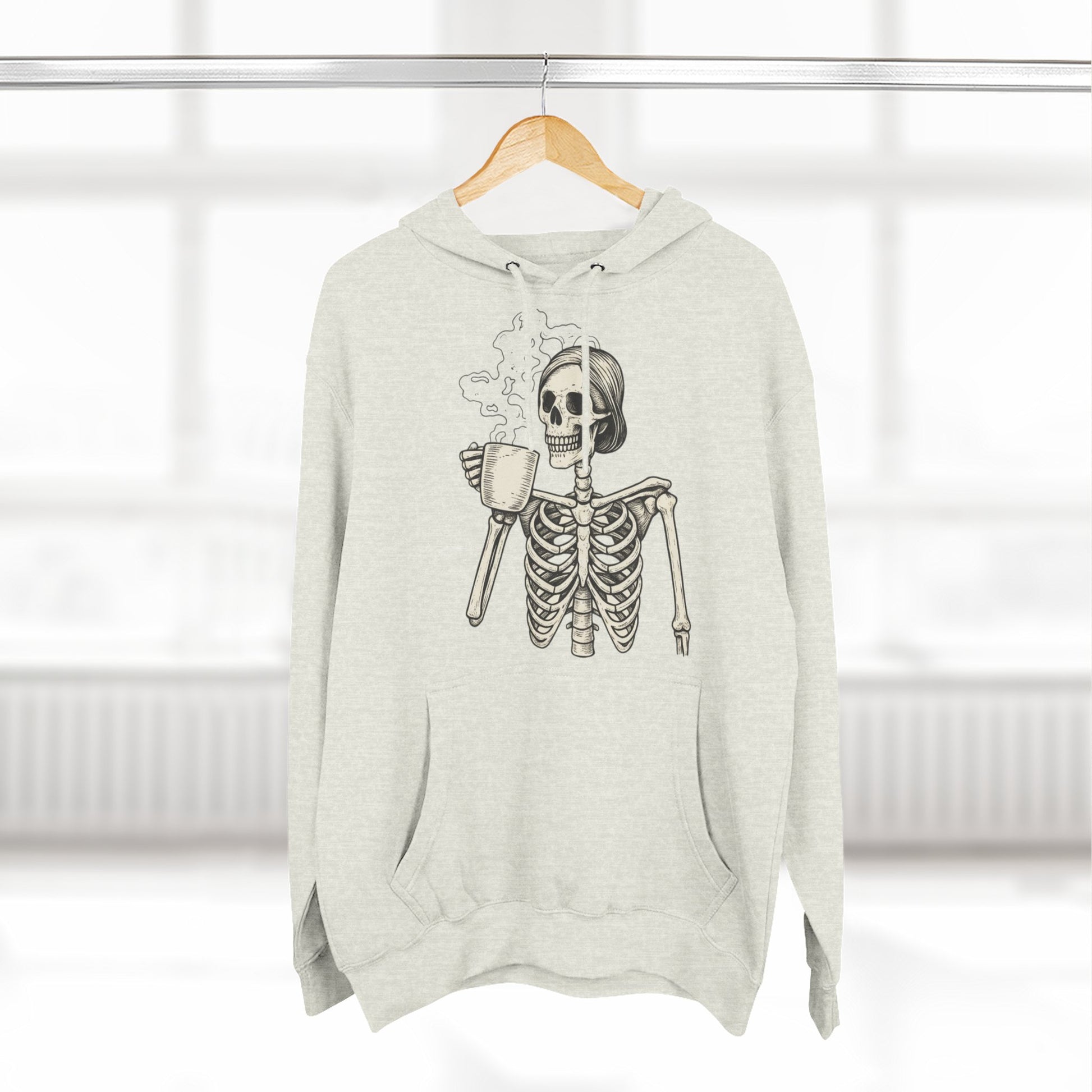 Spooky Skeleton Fleece Hoodie