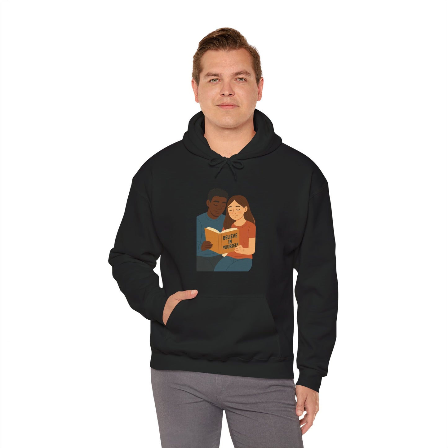Unisex Heavy Blend Hooded Sweatshirt, Cozy Gift for Book Lovers