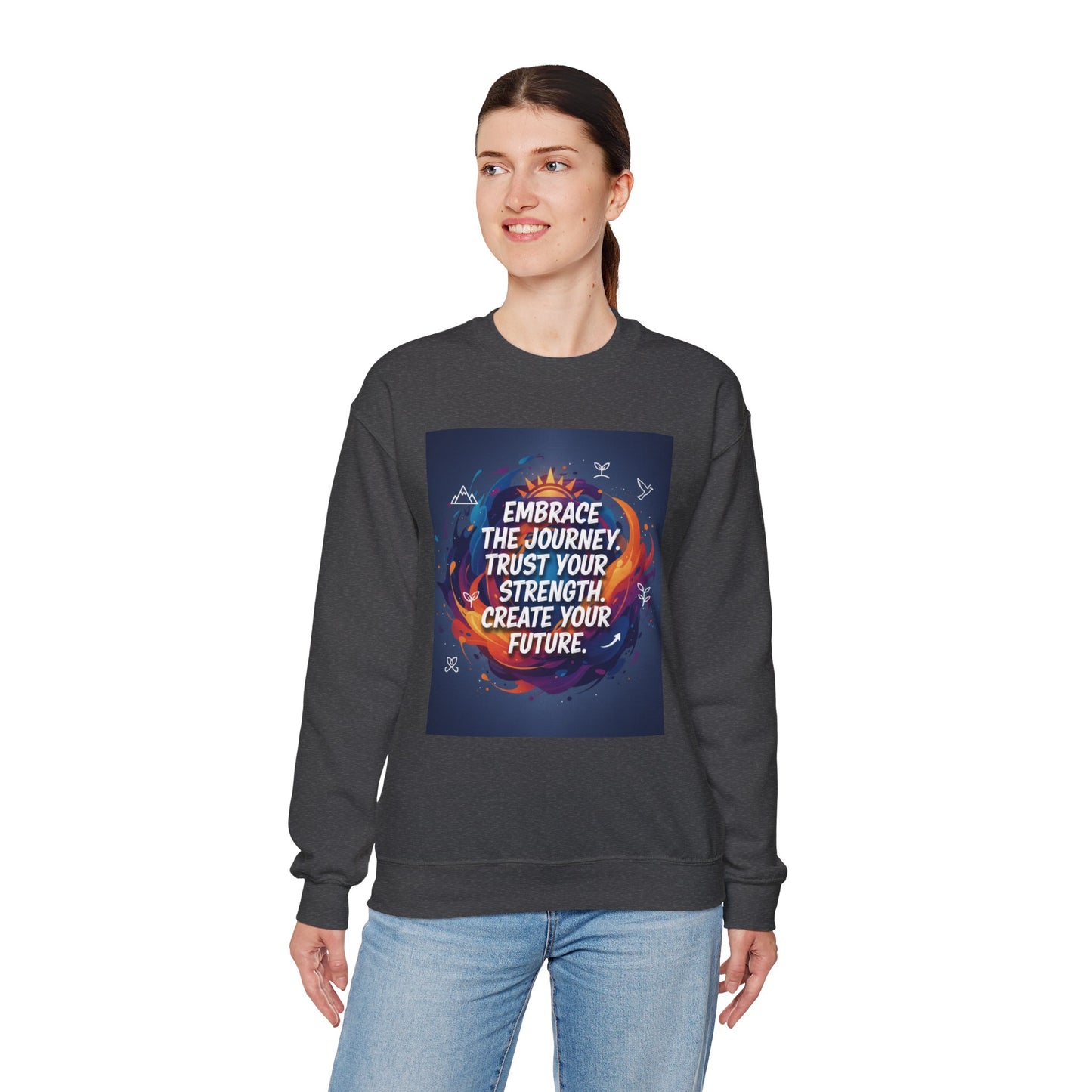 Inspirational Crewneck Sweatshirt - Embrace the Journey, Trust Your Strength, Cozy Gift for Motivation, Unisex Sweatshirt for [...]