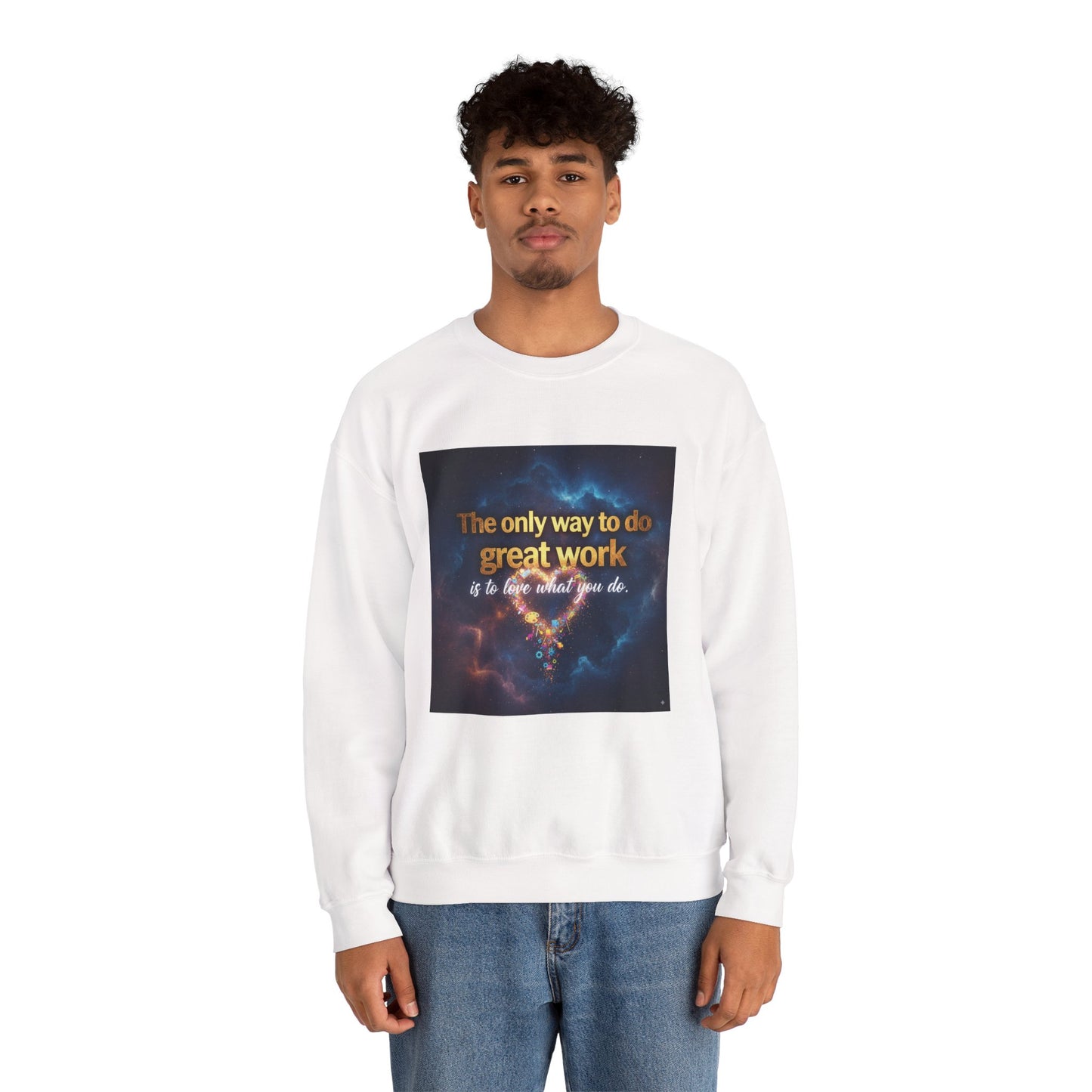 Inspirational Crewneck Sweatshirt, Motivational Gift, Cozy Unisex Pullover, Workwear, Everyday Comfort, Unique Quote Apparel