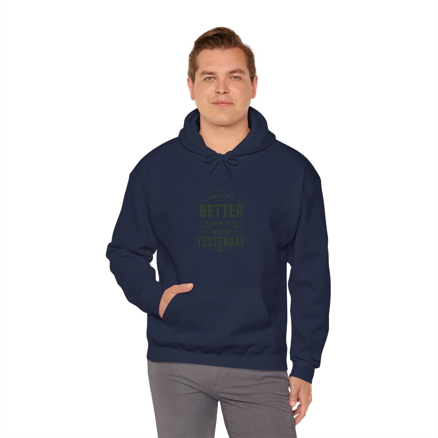 Unisex Heavy Blend™ Hooded Sweatshirt, Unisex Sweatshirt, Motivational Gift, Cozy Casual Wear, Self-Improvement Style