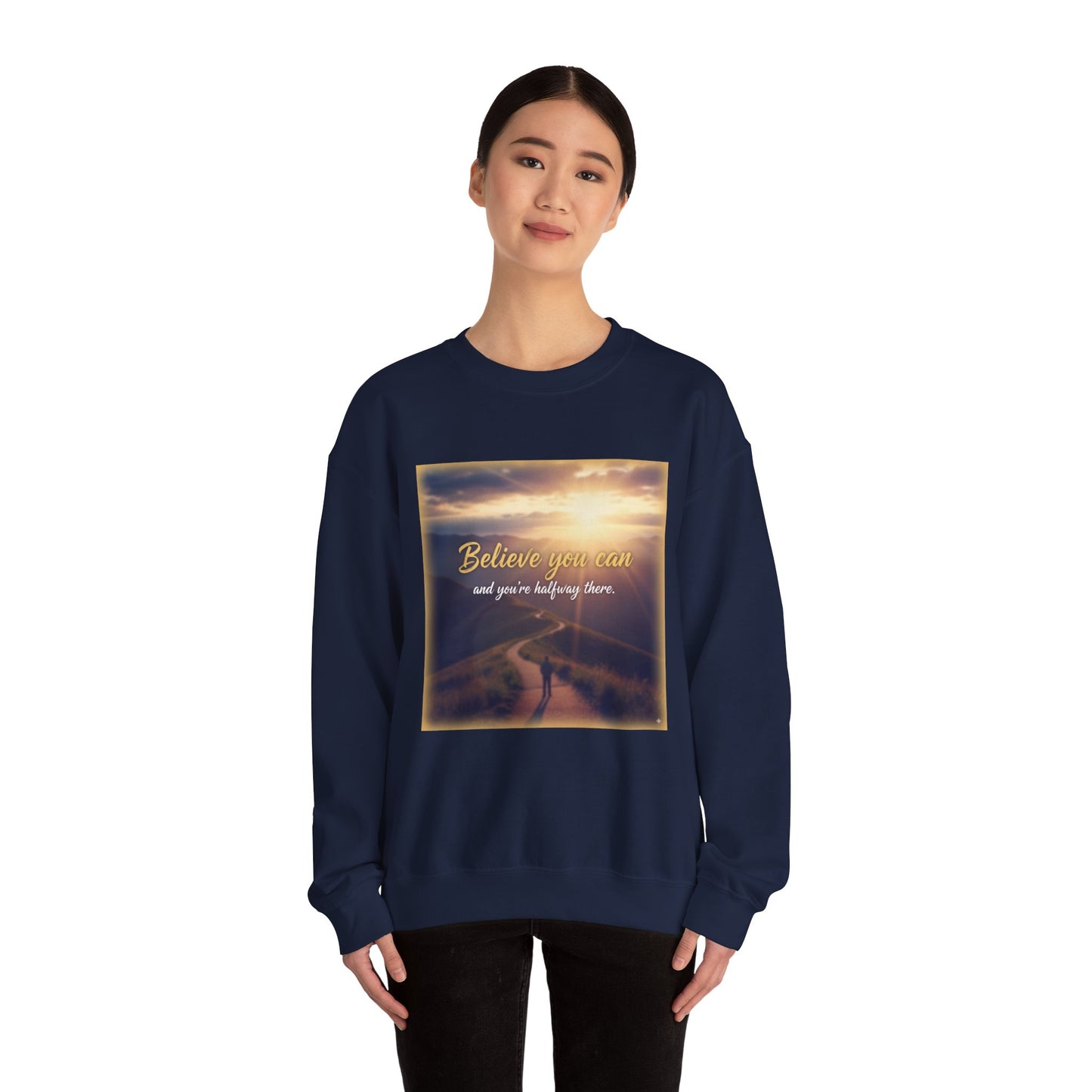 Inspiring Quote Crewneck Sweatshirt