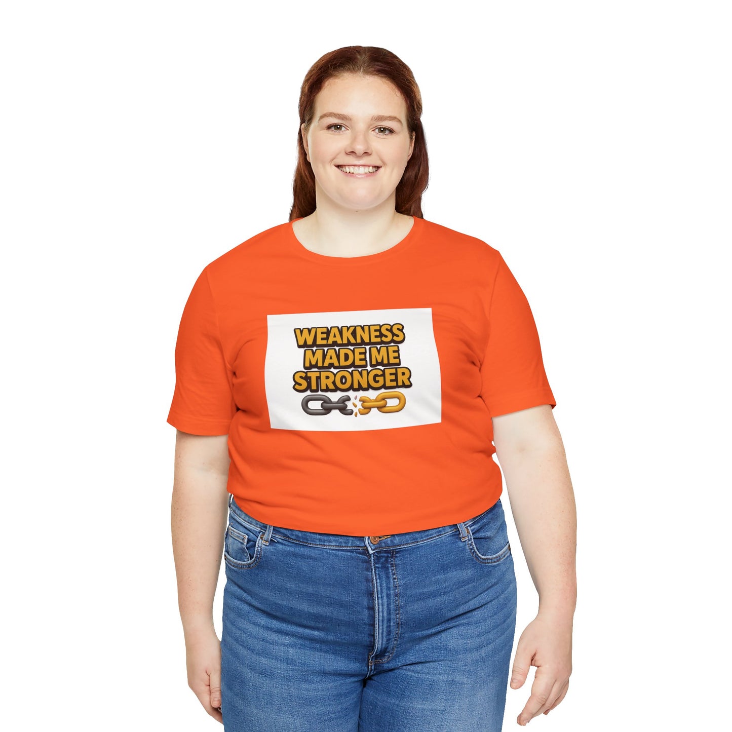 Empowering Strength Tee - Unisex Jersey Short Sleeve Tee, Motivational Shirt, Workout Apparel, Inspirational Gift, Casual Wear