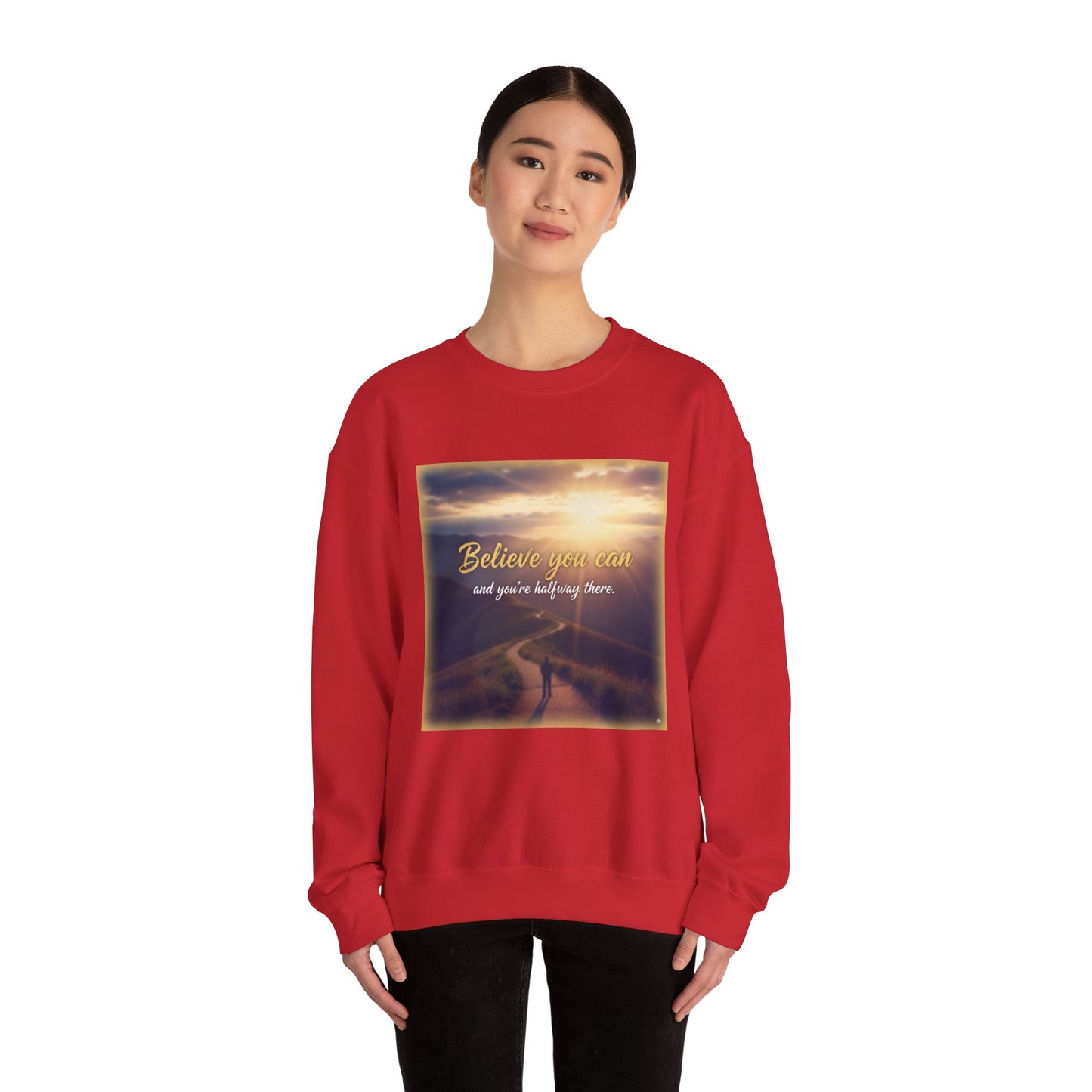 Inspiring Quote Crewneck Sweatshirt