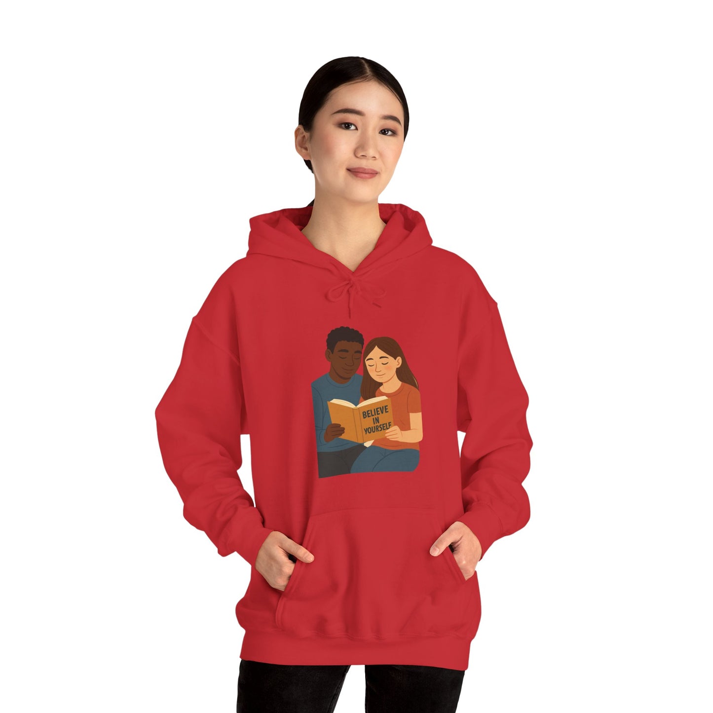 Unisex Heavy Blend Hooded Sweatshirt, Cozy Gift for Book Lovers