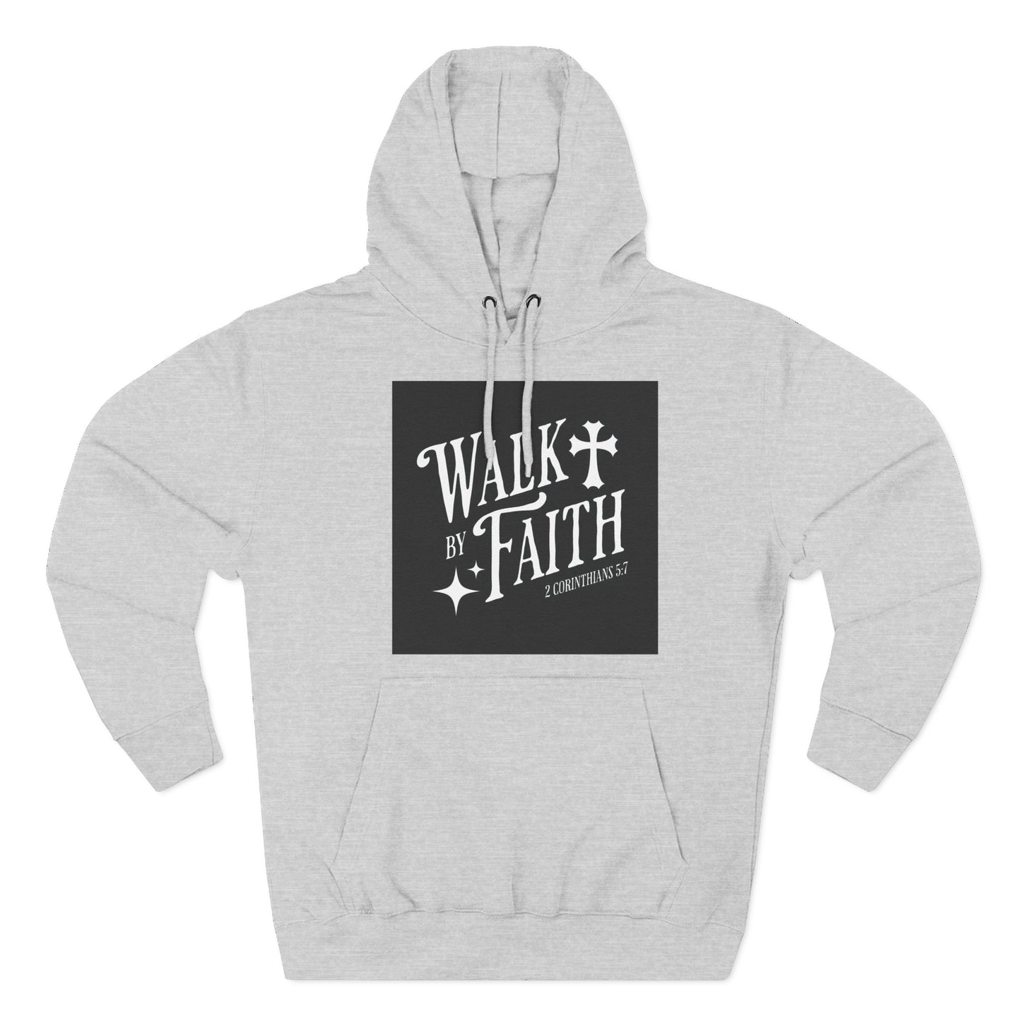 Three-PanelFleeceHoodie, Inspirational Hoodie, Cozy Fleece Pullover, Religious Gift for Women, Perfect for Church or Casual Wear