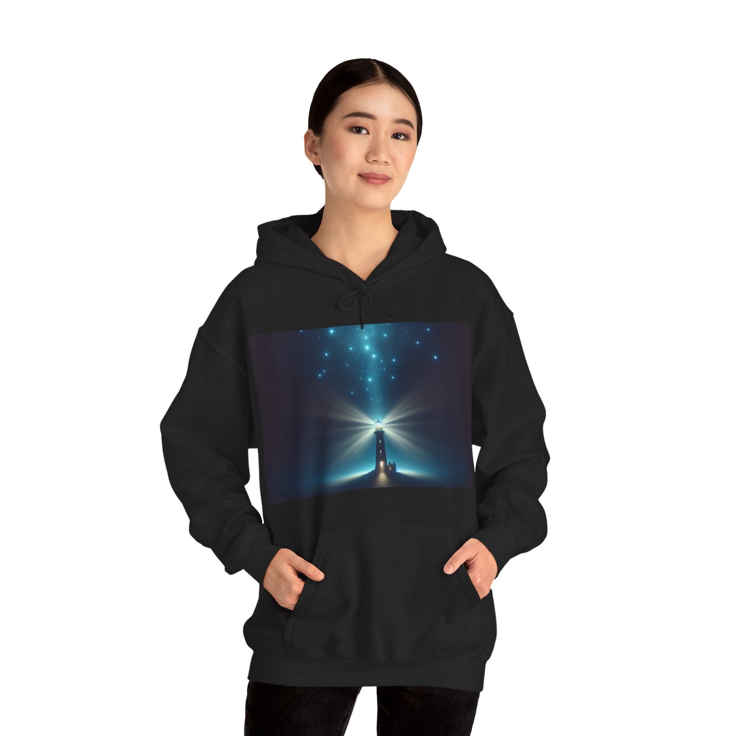 Unisex Garment Sweatshirt, Galaxy Print Hoodie, Stylish Hooded Sweatshirt, Gift for Space Lovers, Perfect for Cozy Evenings