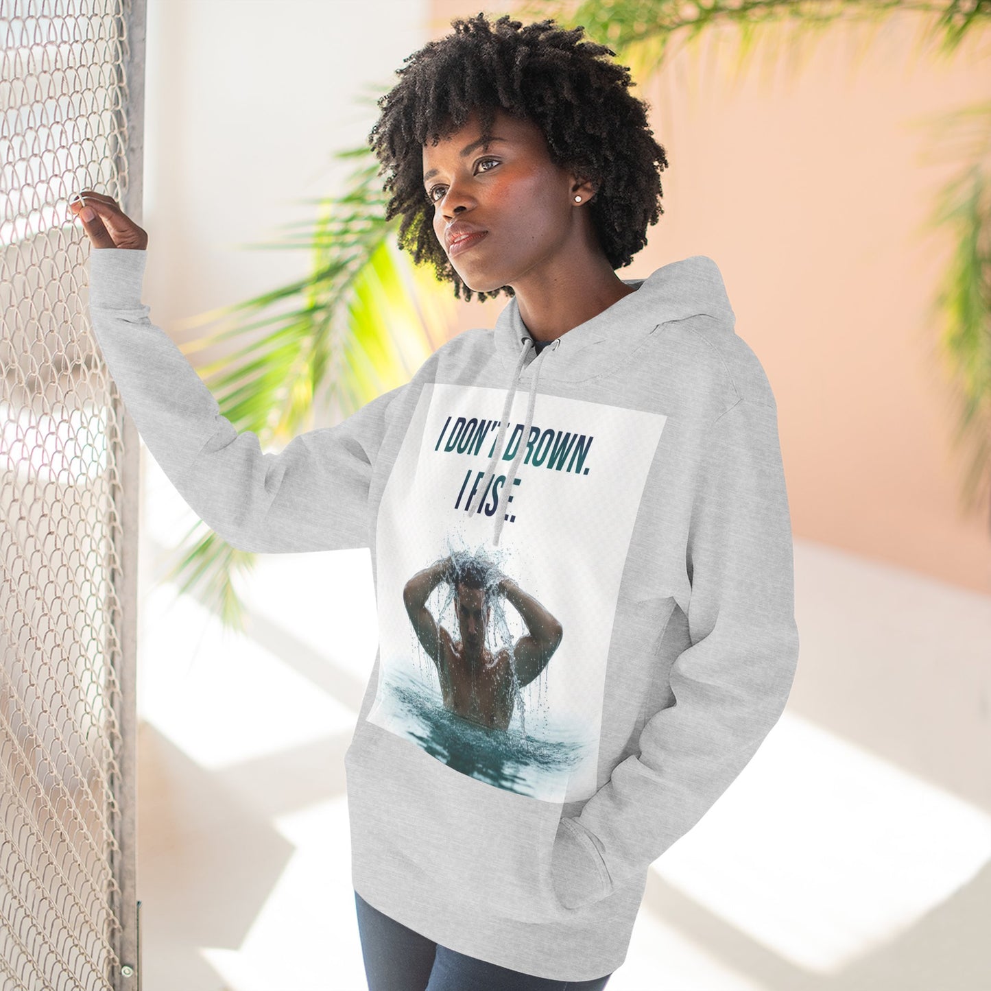 Inspirational Three-Panel Fleece Hoodie | Motivational Hoodie for Everyday Comfort, Gift for Friends, Encouragement Wear, Workout [...]