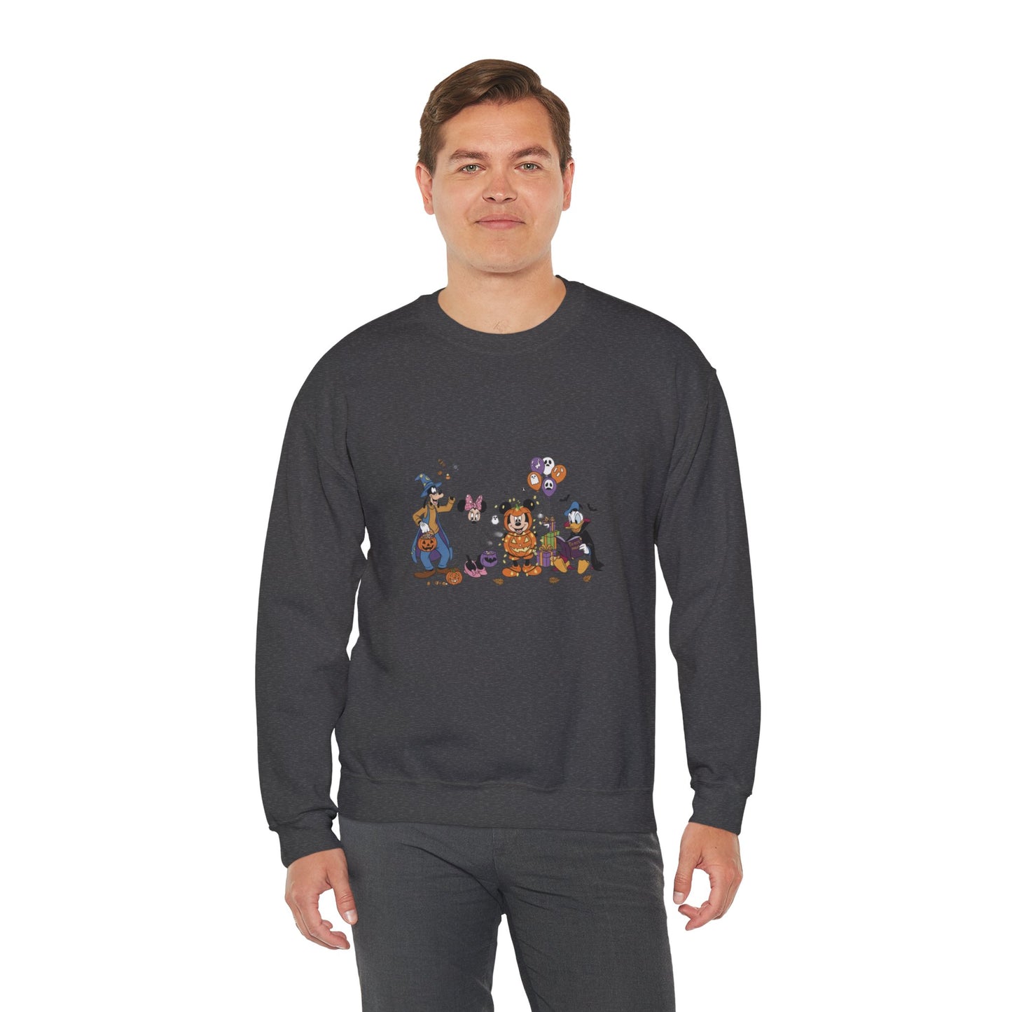Whimsical Character Sweatshirt, Unisex Crewneck, Cozy Gift, Disney-Inspired, Fun Apparel, Perfect for Birthdays