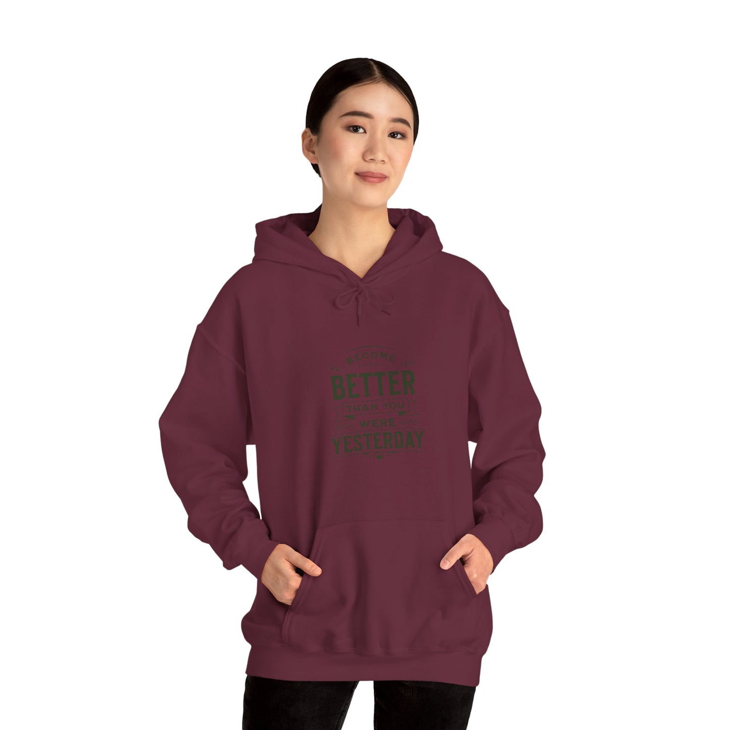 Unisex Heavy Blend™ Hooded Sweatshirt, Unisex Sweatshirt, Motivational Gift, Cozy Casual Wear, Self-Improvement Style