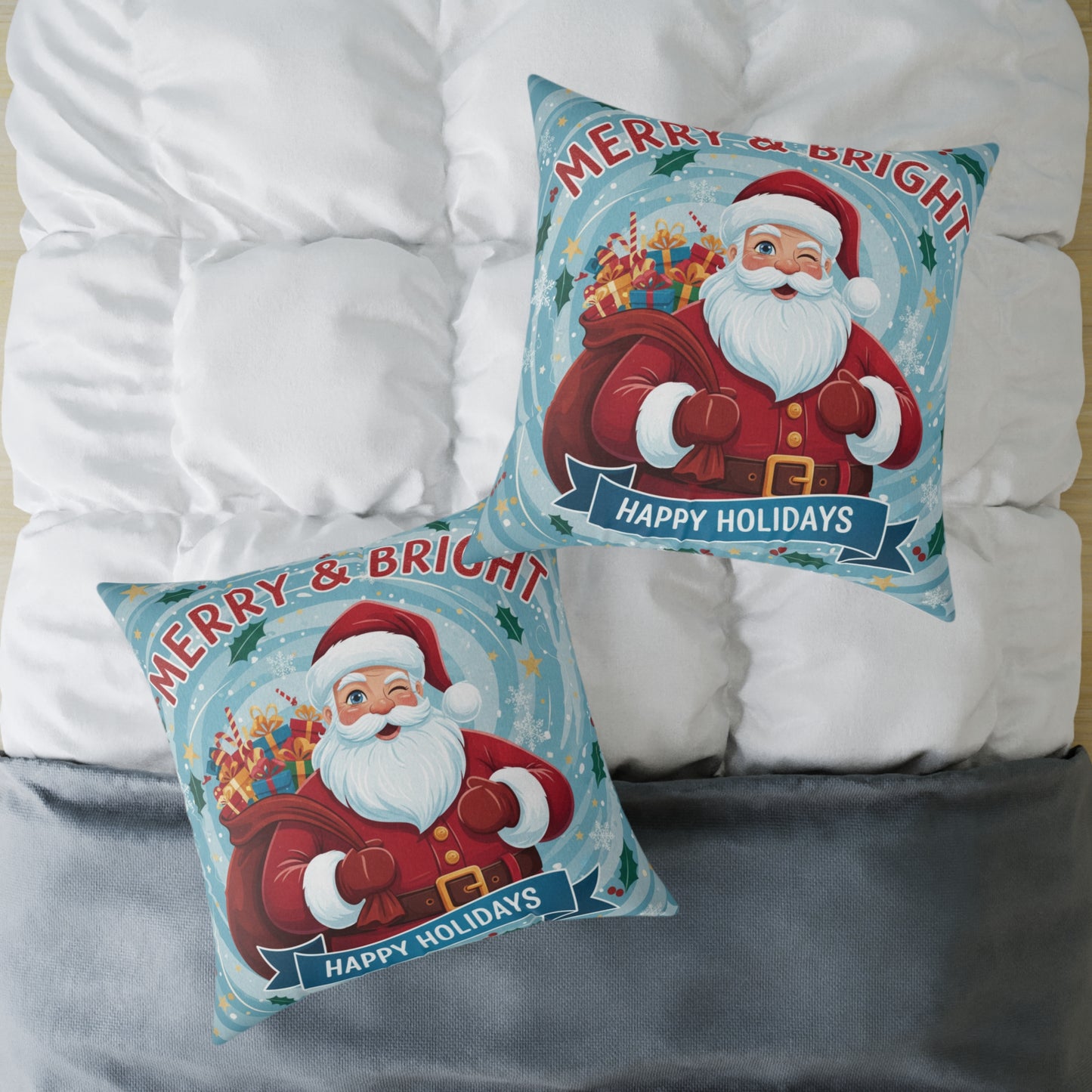 Square Poly Canvas Pillow