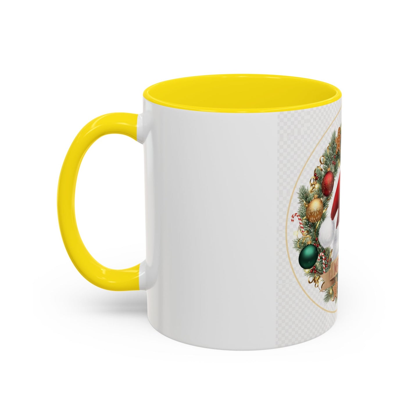 Christmas Accent Coffee Mug - Merry Xmas, Holiday Gift, Festive Decor, Seasonal Beverage, Cute Mug, Christmas Morning Drinkware