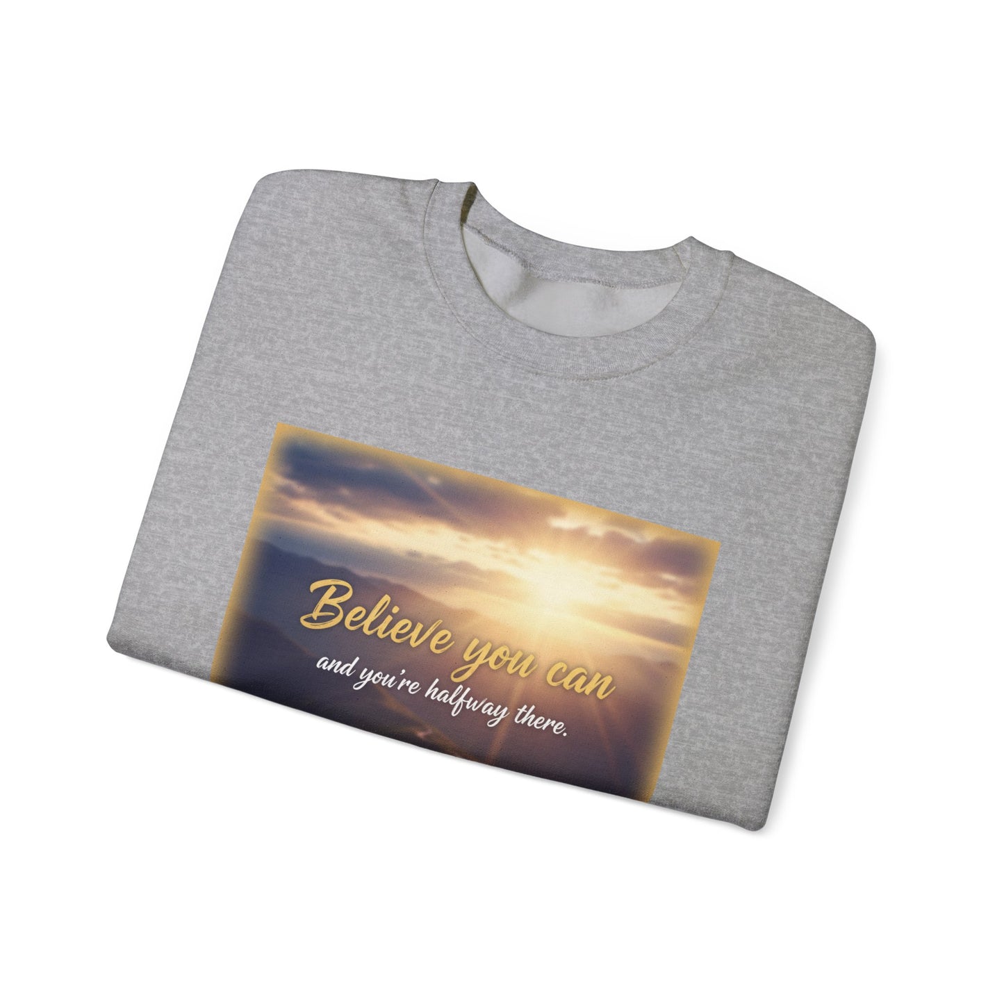 Inspiring Quote Crewneck Sweatshirt