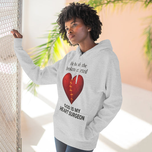 Inspirational Heart Surgeon Hoodie, Cozy Fleece Sweatshirt for Medical Professionals, Perfect Gift for Healthcare Workers, Heartfelt Apparel