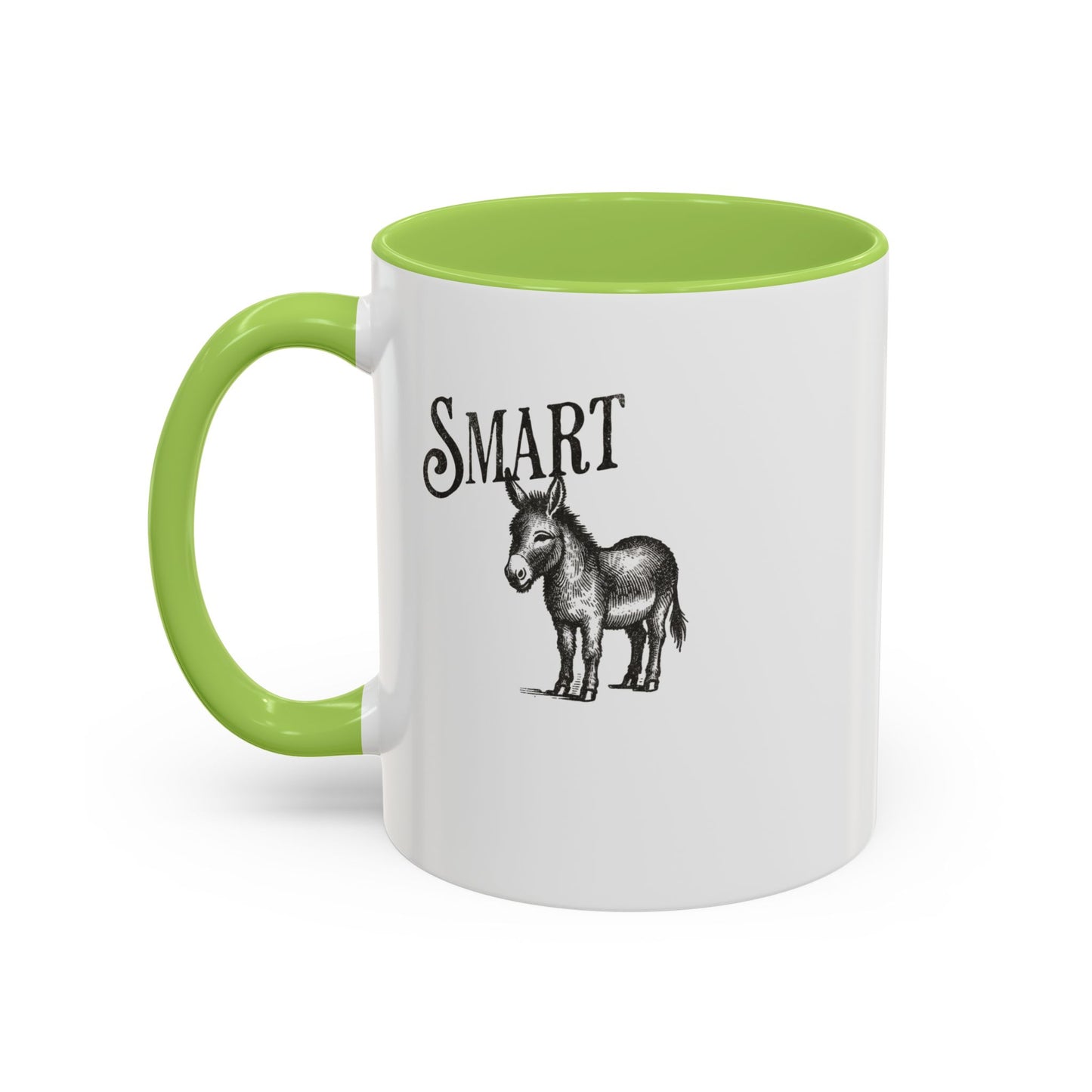 Smart Donkey Accent Coffee Mug - Perfect Gift for Animal Lovers, Funny Office Mug, Inspirational Quote, Unique Home Decor, Birthday Present