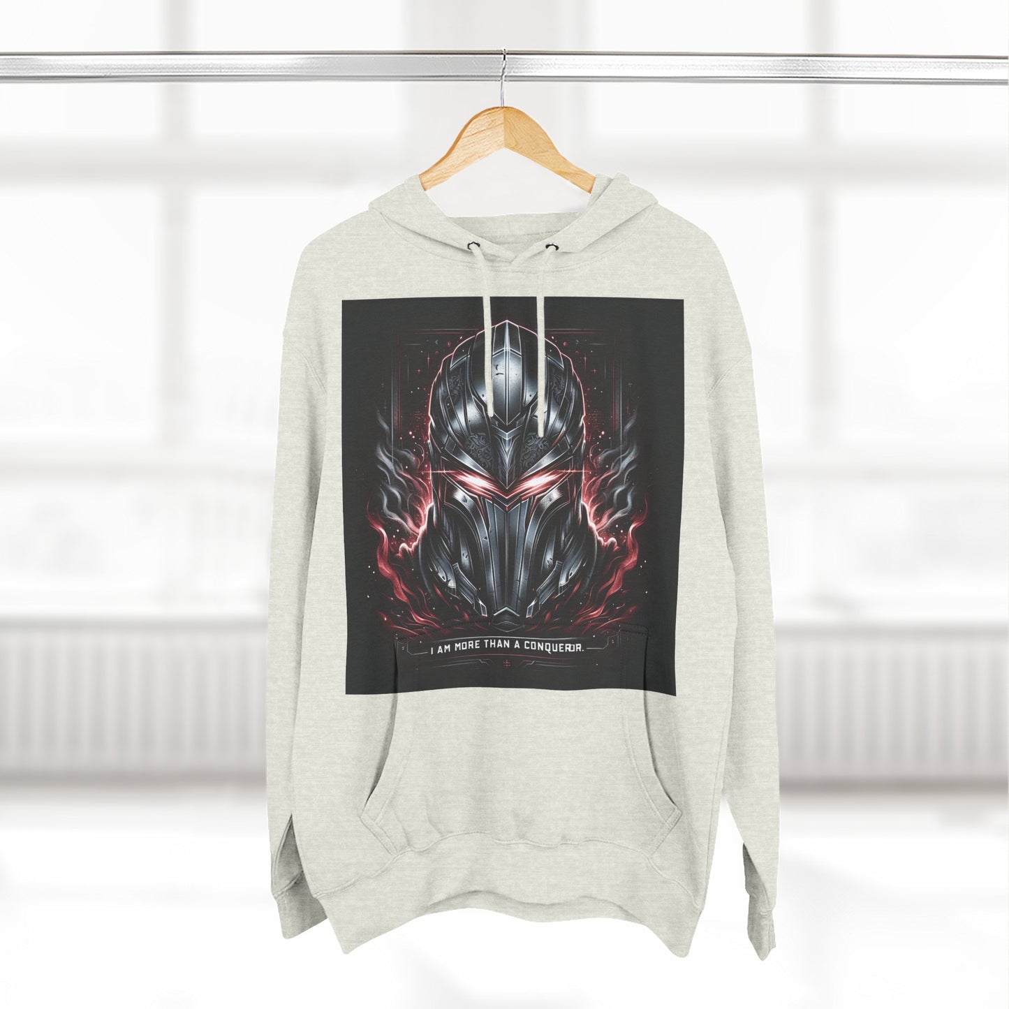 Three-Panel Fleece Hoodie