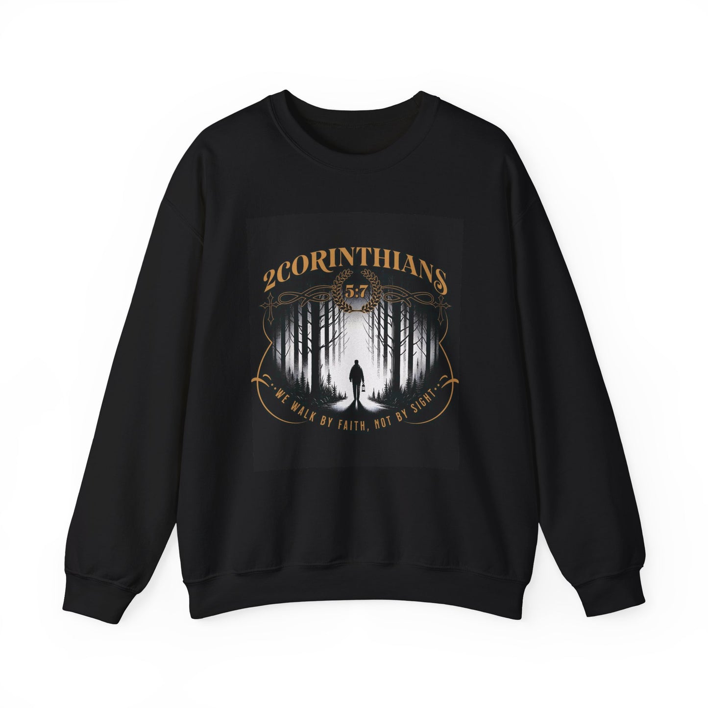 Faith-Inspired Crewneck Sweatshirt, Cozy Casual Wear,