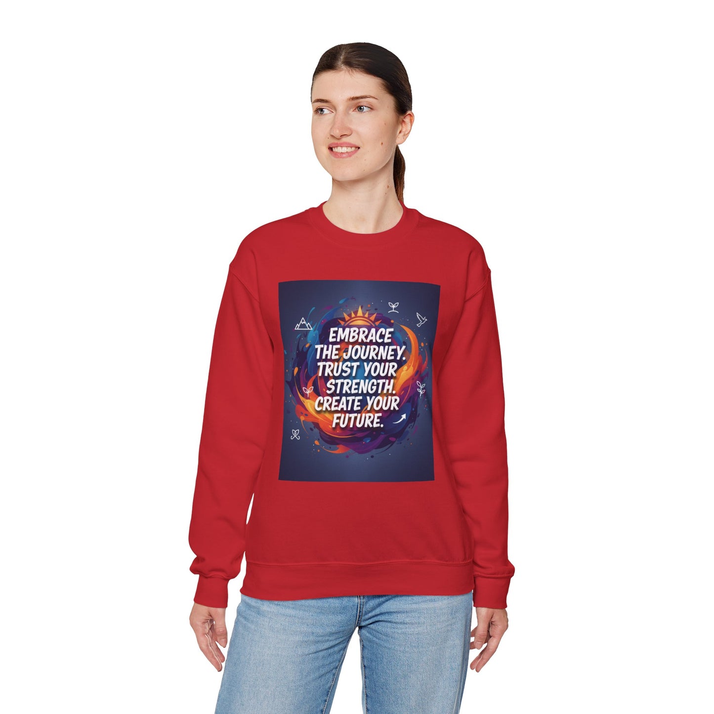 Inspirational Crewneck Sweatshirt - Embrace the Journey, Trust Your Strength, Cozy Gift for Motivation, Unisex Sweatshirt for [...]