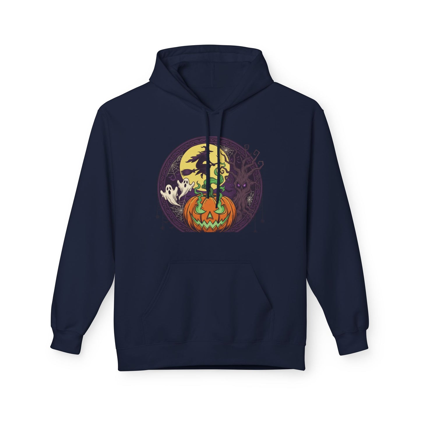Halloween Pumpkin Hoodie, Cozy Sweatshirt for Fall Celebrations, Perfect for Halloween and Autumn Gatherings, Unisex Design.