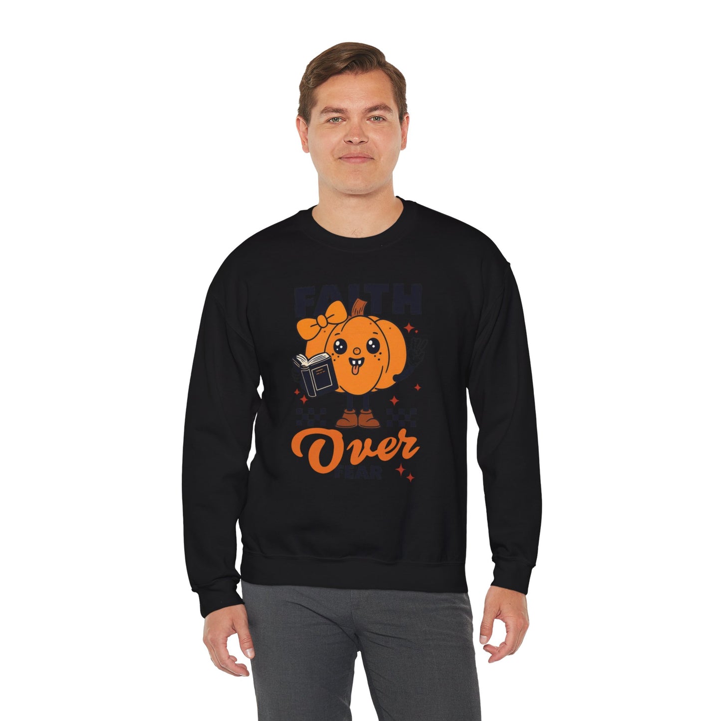 Unisex Heavy Blend  Crewneck Sweatshirt, Fall Crewneck, Halloween Fashion, Cozy Unisex Pullover, Inspirational Gift