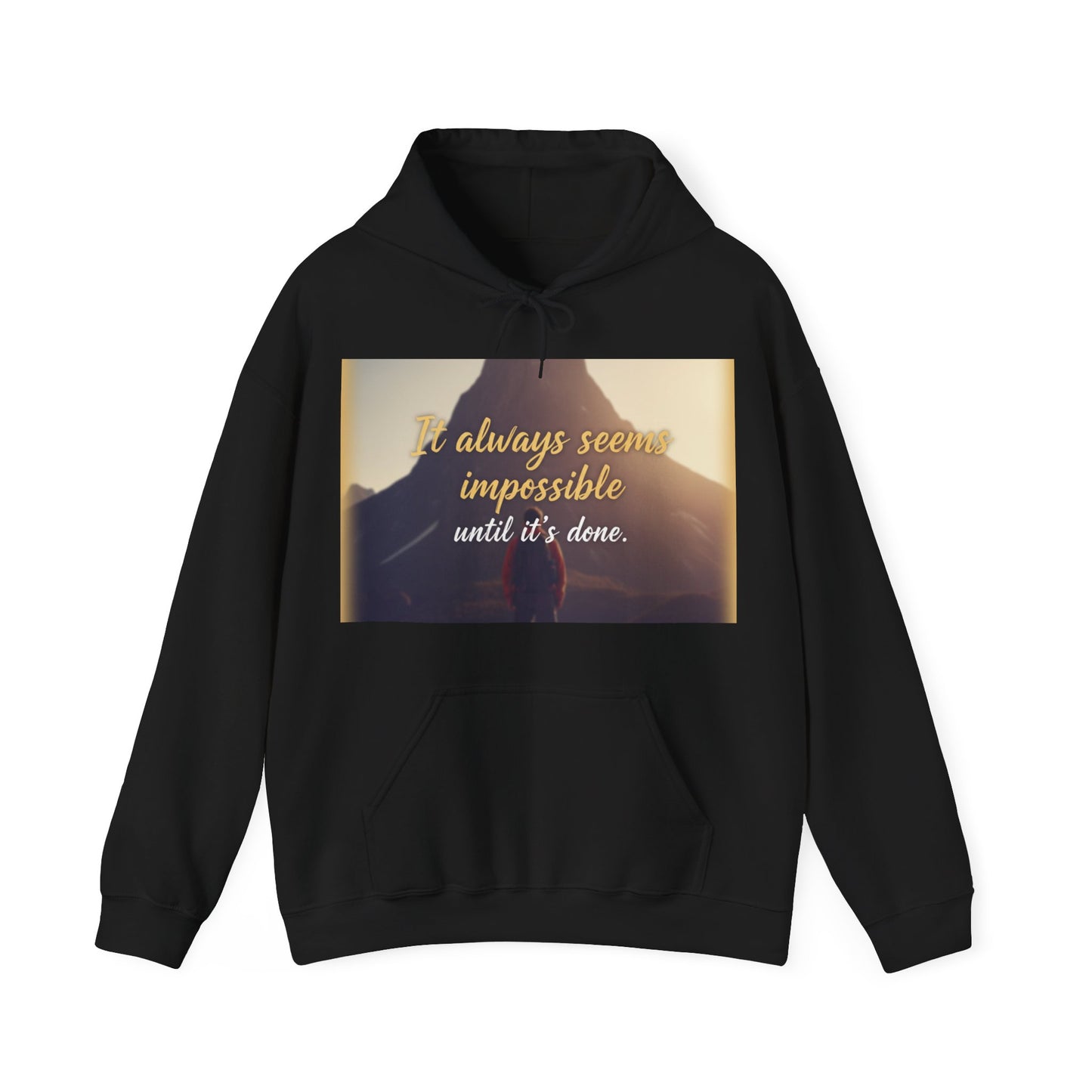 Inspirational Quote Hoodie - Motivational Unisex Sweatshirt for Cozy Inspiration, Gift for Friends, Casual Wear, Affirmations Sweatshirt