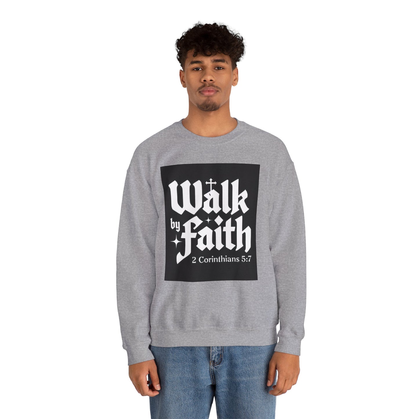 Unisex Heavy Blend Crewneck Sweatshirt - Cozy & Stylish, Perfect Gift for Christians, Bible Verse Apparel, Everyday Wear, Inspirational Fashion