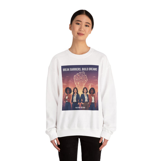 Empowerment Crewneck Sweatshirt – Unisex Design for Dreamers, Perfect for Gifting, Motivational Message,.