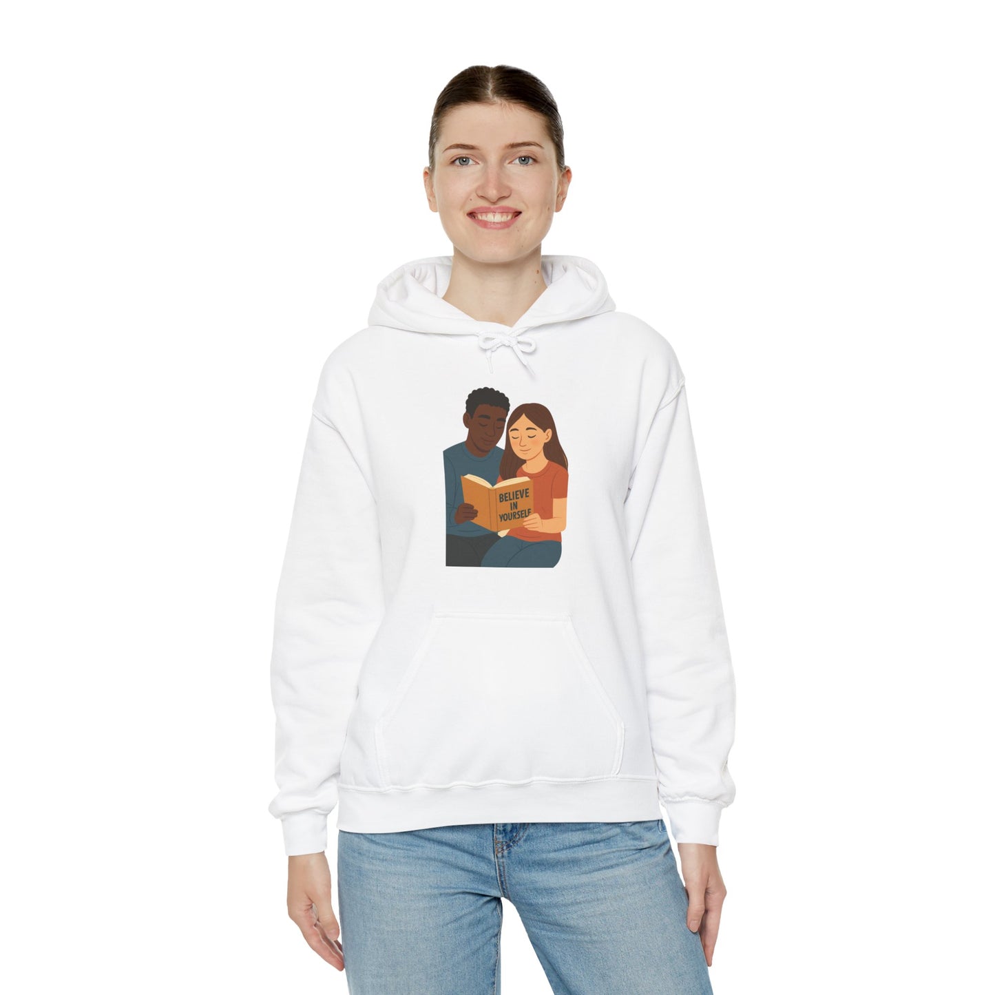 Unisex Heavy Blend Hooded Sweatshirt, Cozy Gift for Book Lovers